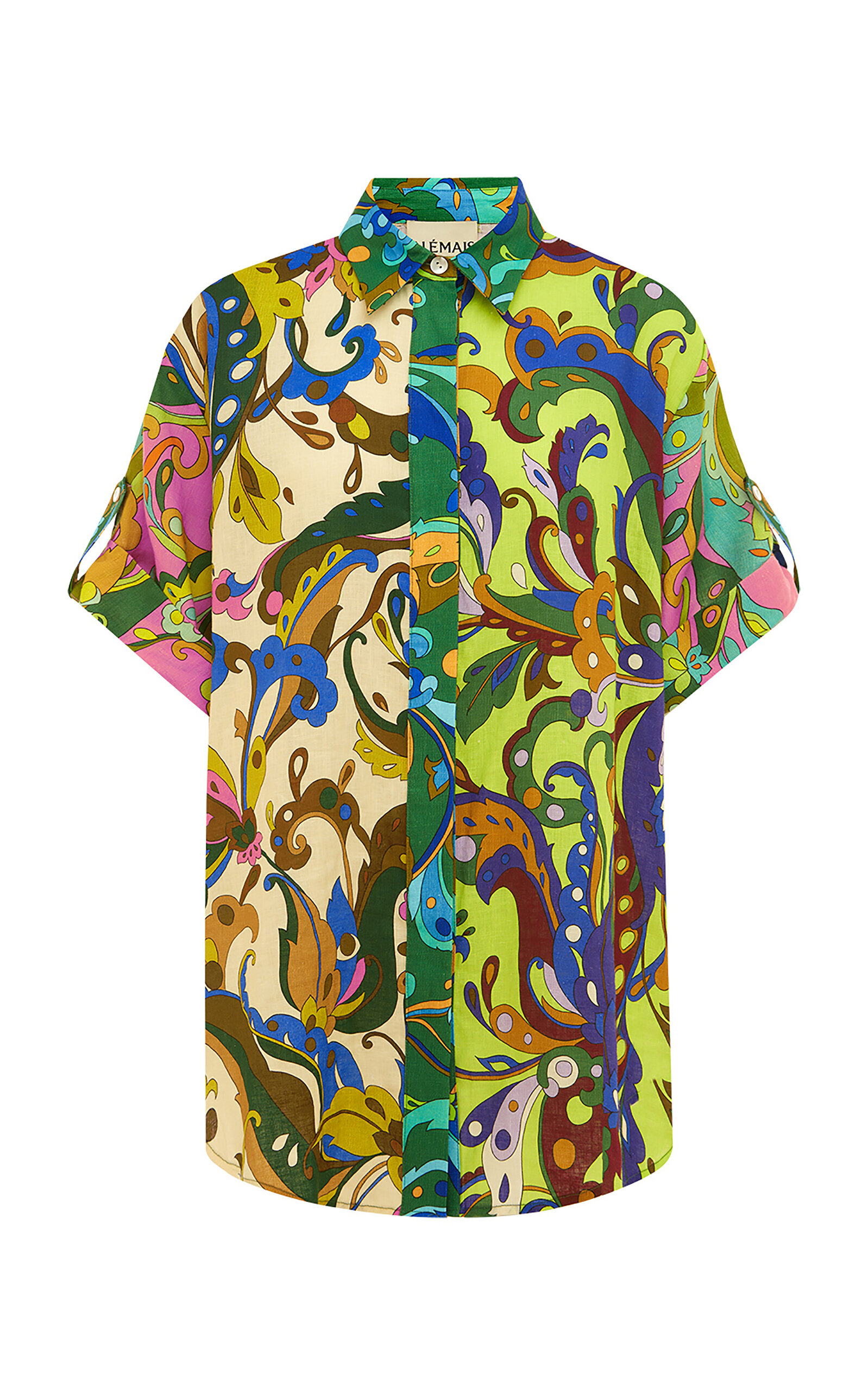 Alemais Women's Yvette Linen Shirt In Multi | ModeSens
