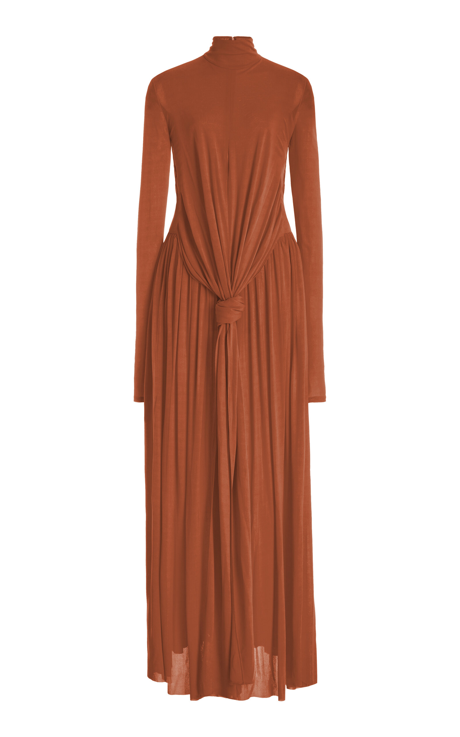 Proenza Schouler Gathered Crepe Jersey Maxi Dress In Red | ModeSens Proenza Schouler Gathered Crepe Jersey Maxi Dress In Red | ModeSens