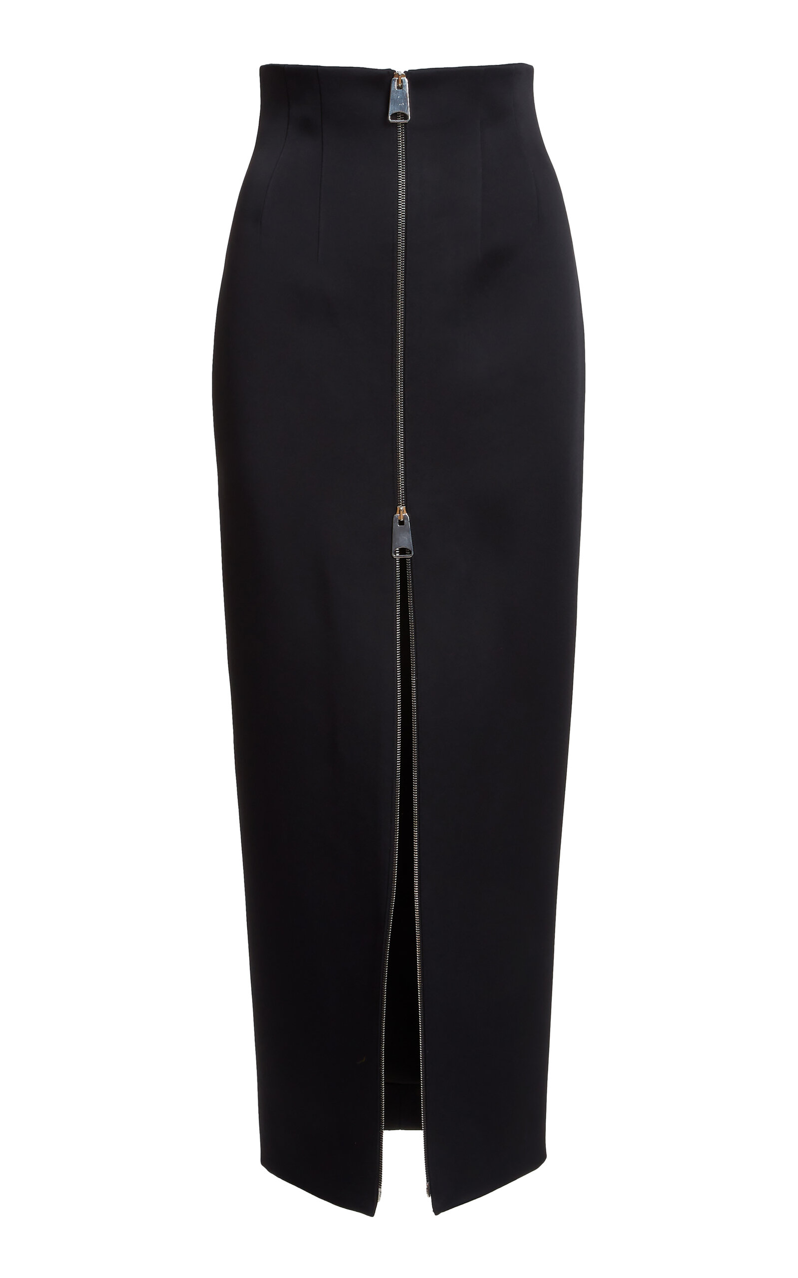 Khaite Women's Ruddy Crepe Satin Maxi Skirt In Black