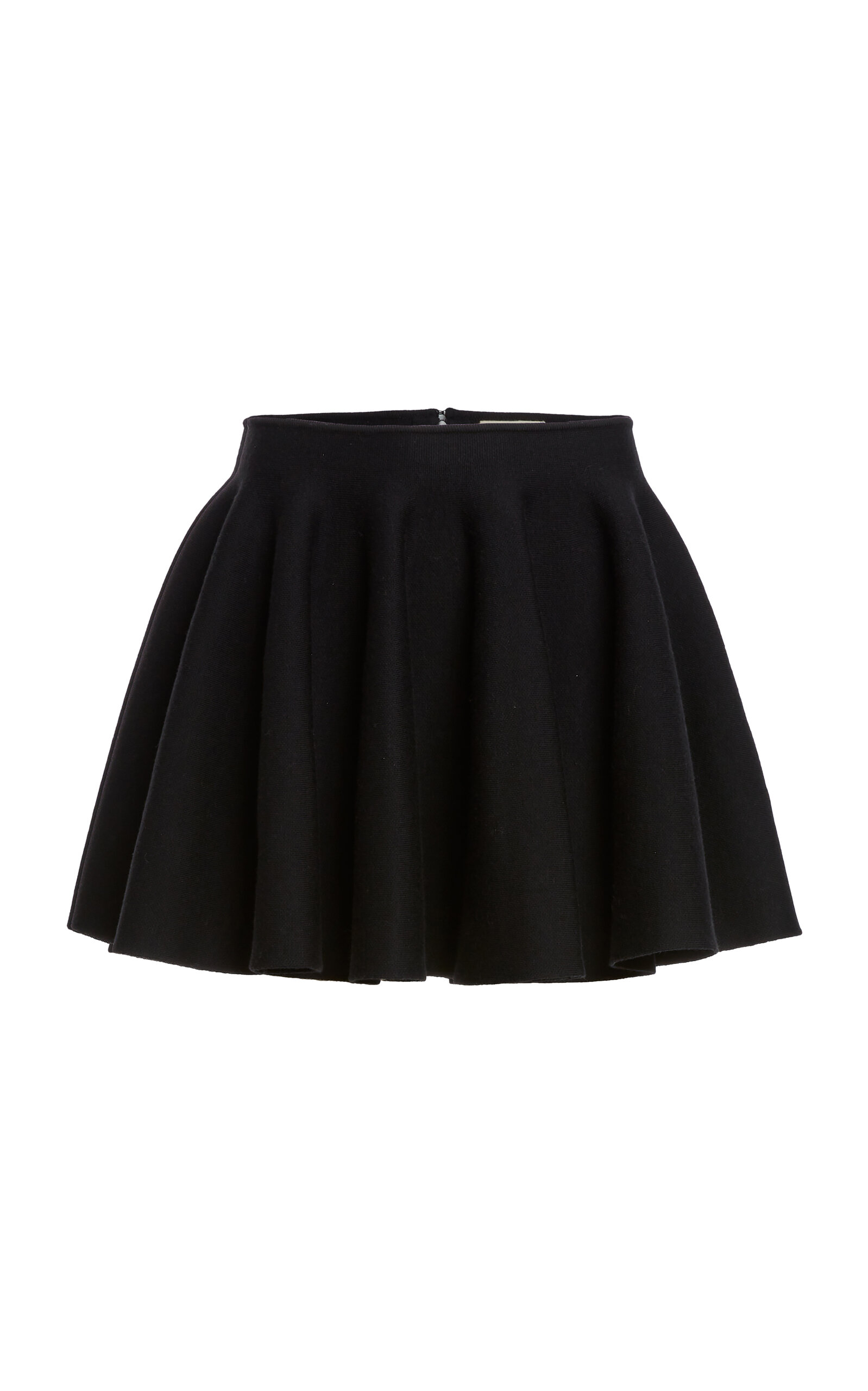 Khaite Women's Ulli Wool-blend Mini Skirt In Black