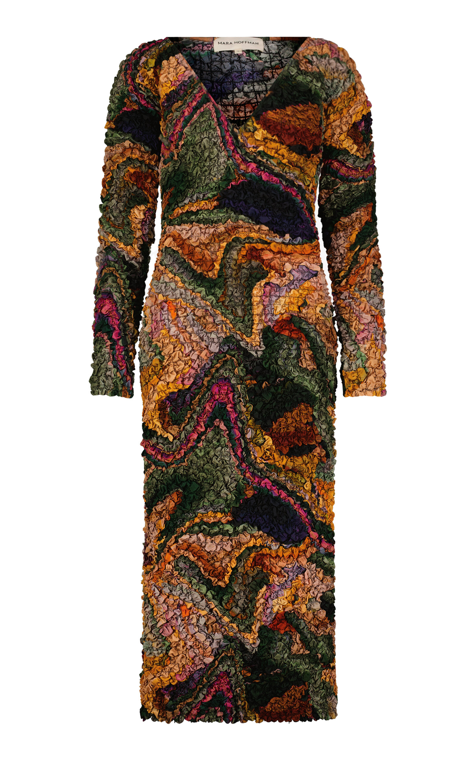 Mara Hoffman Eliza Textured Maxi Dress In Multi