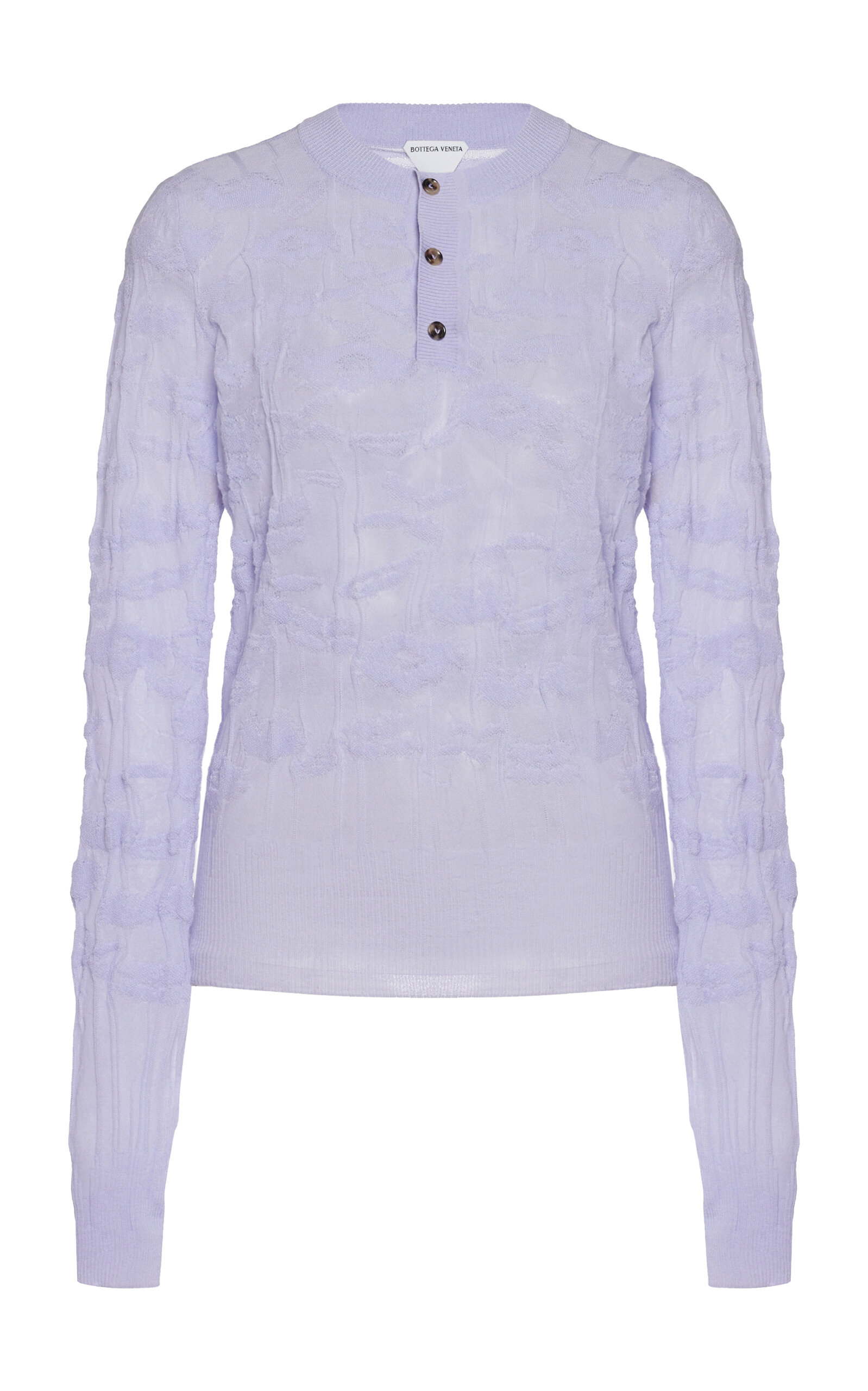 Bottega Veneta Flower-Knit Cotton-Blend Sweater
