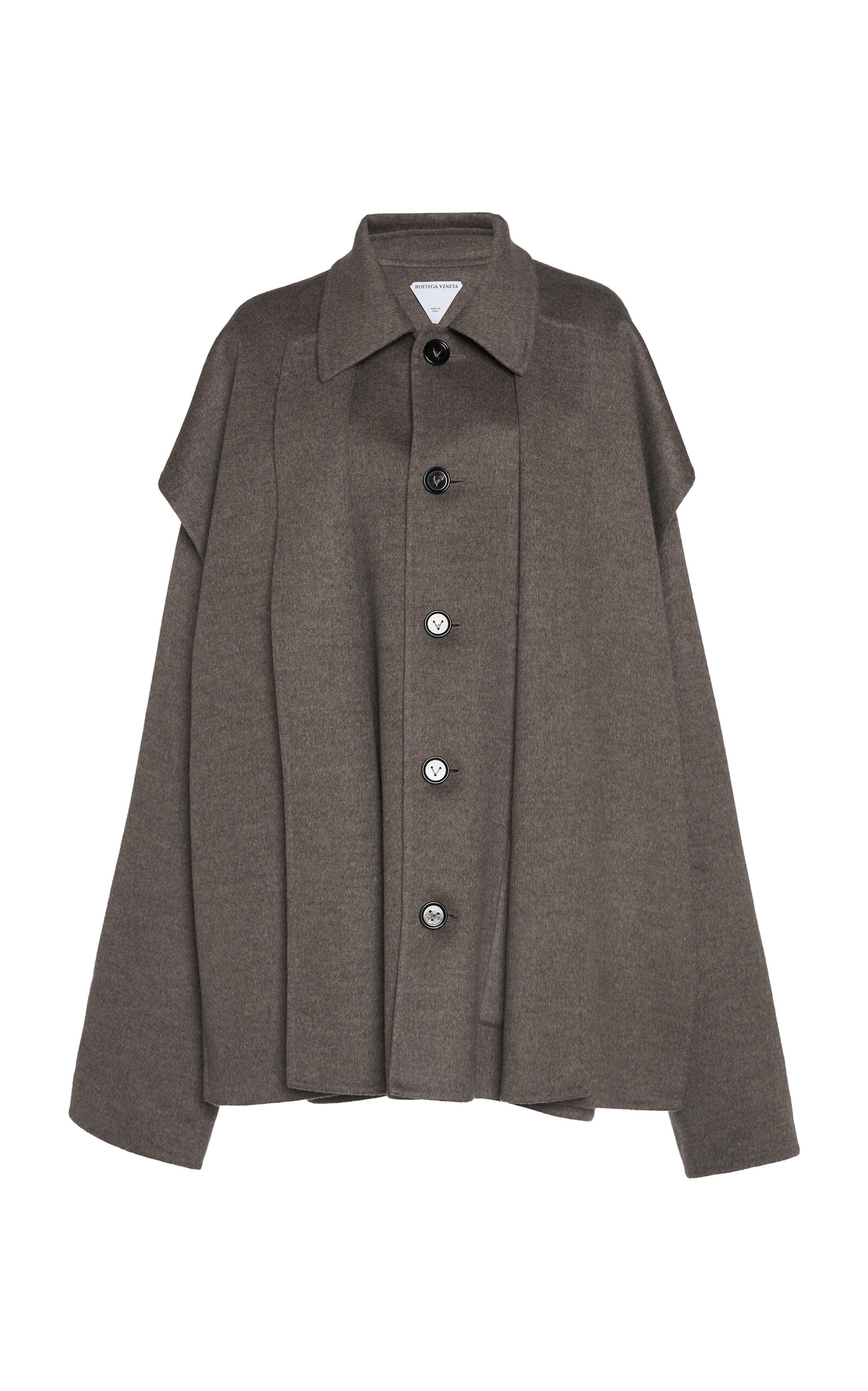 Bottega Veneta Wool-Cashmere Short Coat