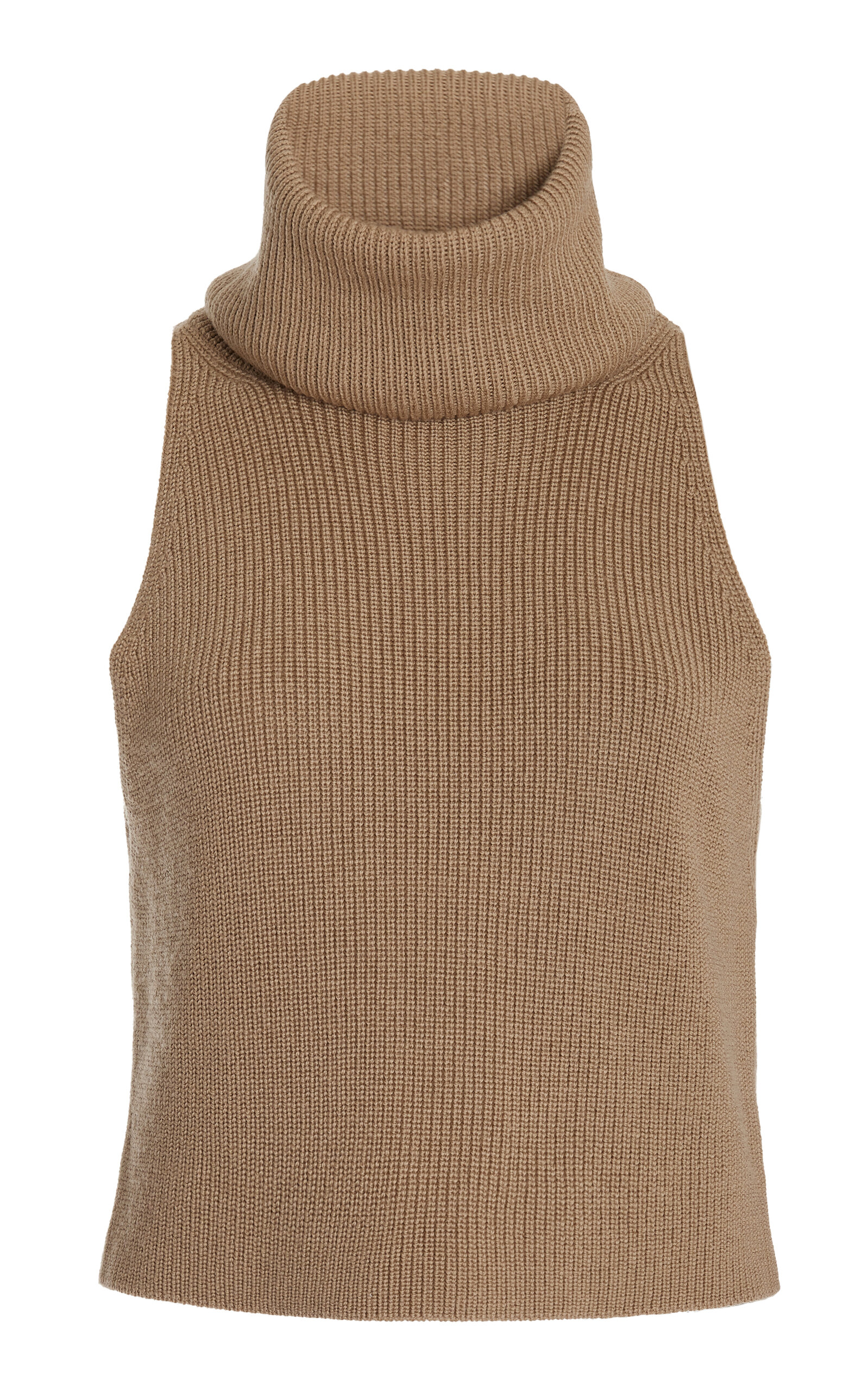LAPOINTE TURTLENECK WOOL TANK TOP