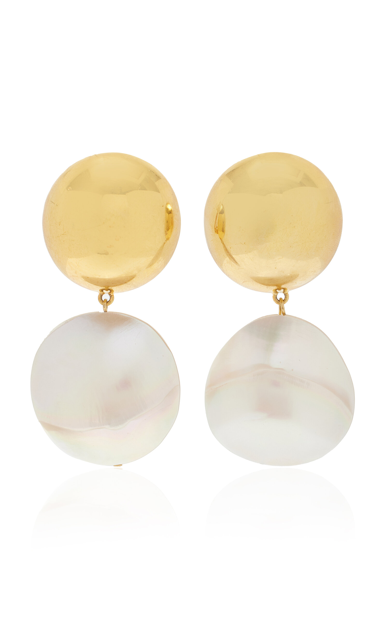 Lizzie Fortunato Rodan Pearl Gold-plated Earrings