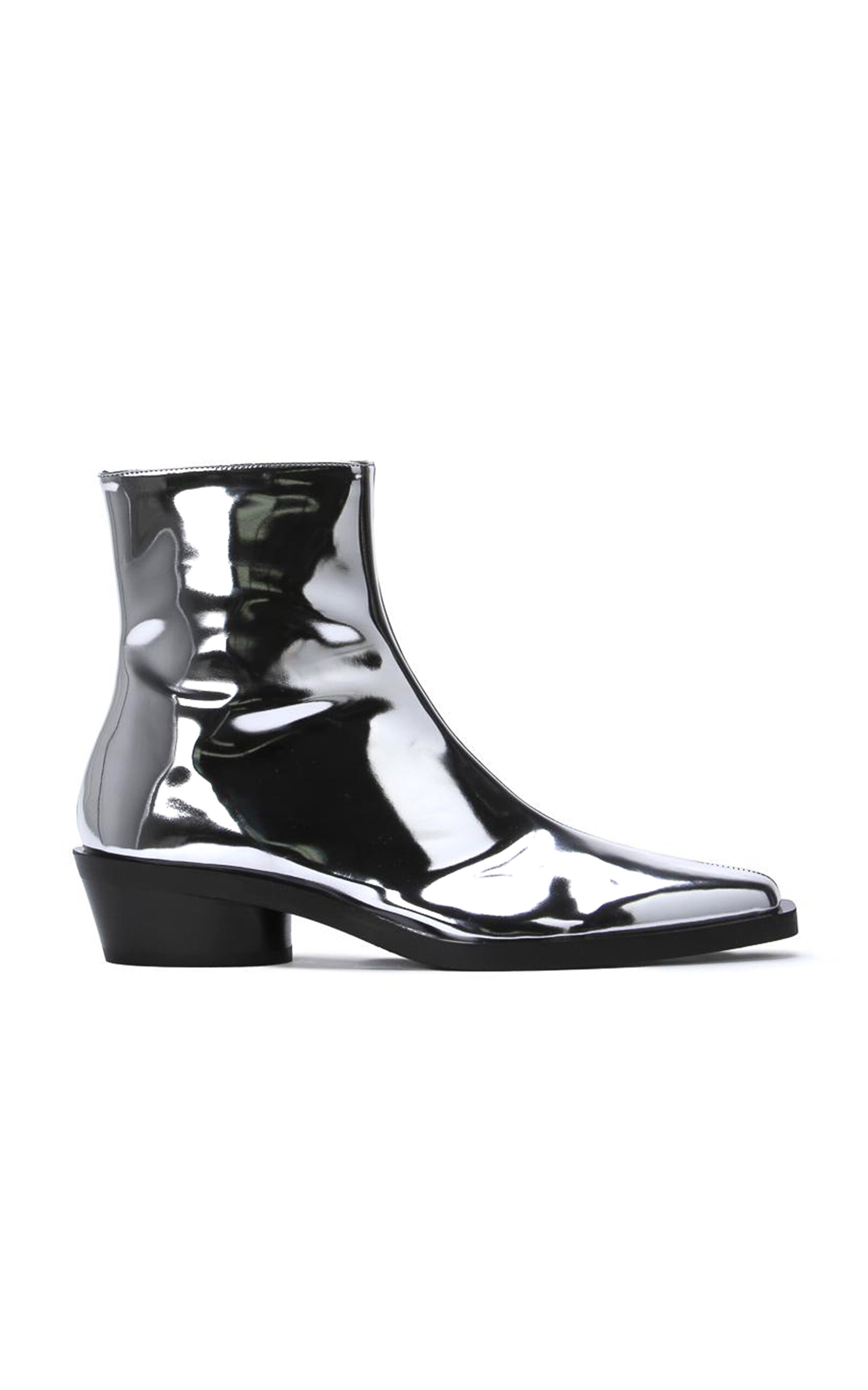Proenza Schouler Bronco Ankle Boots In Silver