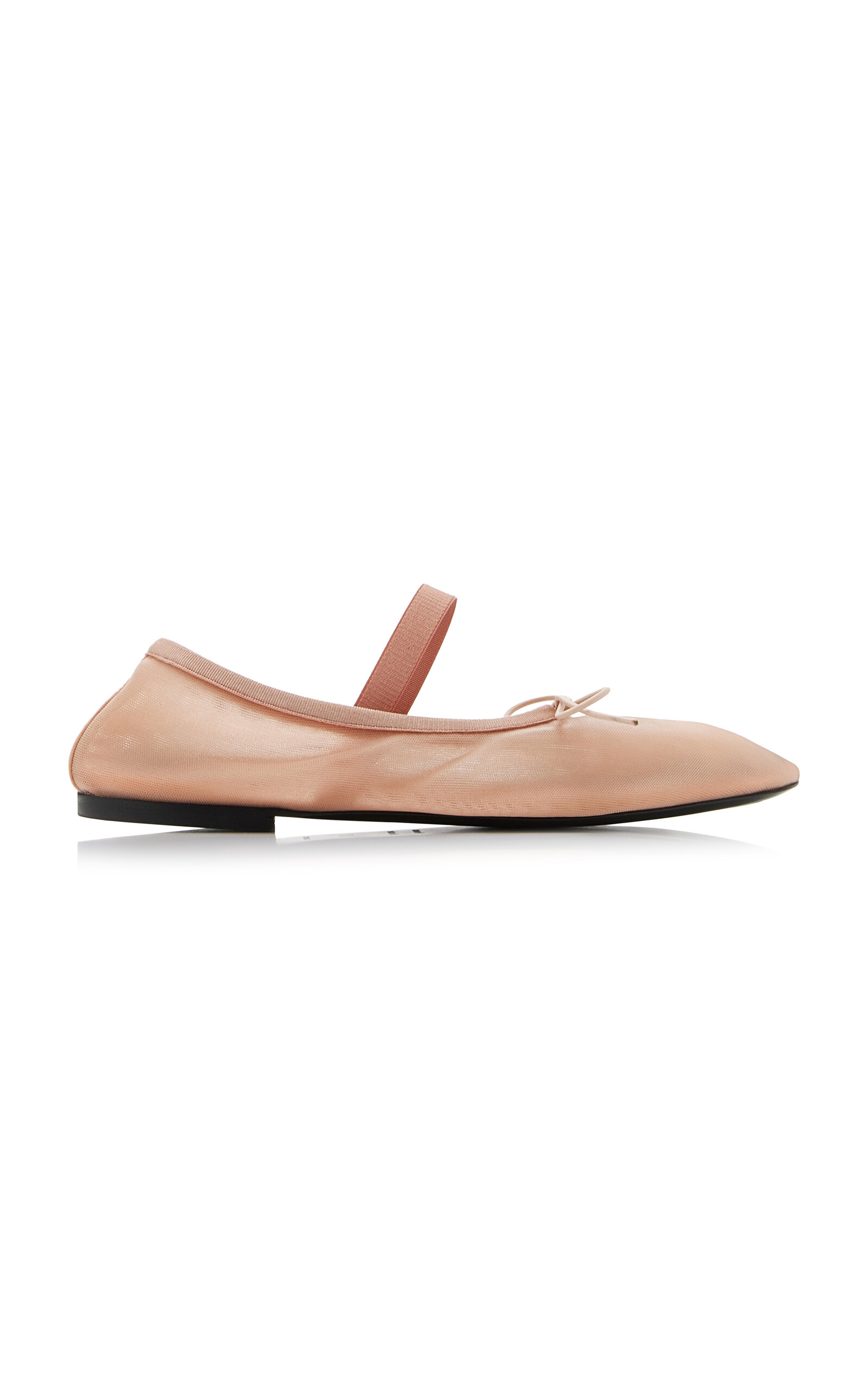 Proenza Schouler Glove Mesh Mary Jane Flats In Blush