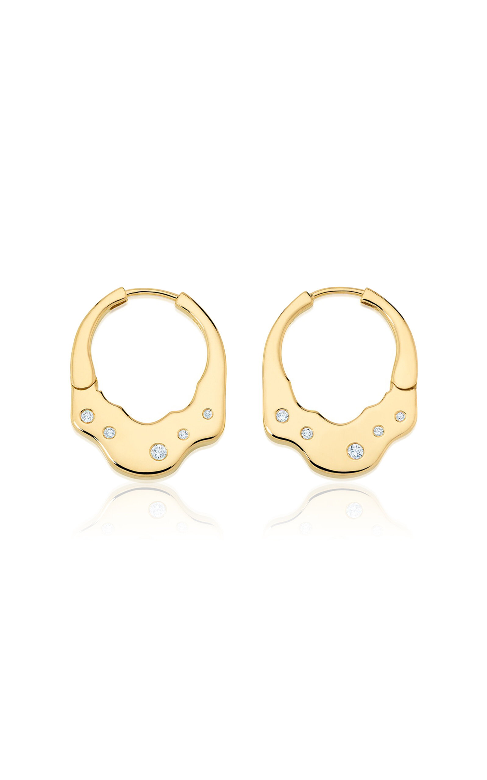 Sauer 18k Yellow Gold Reishi Large Earrings