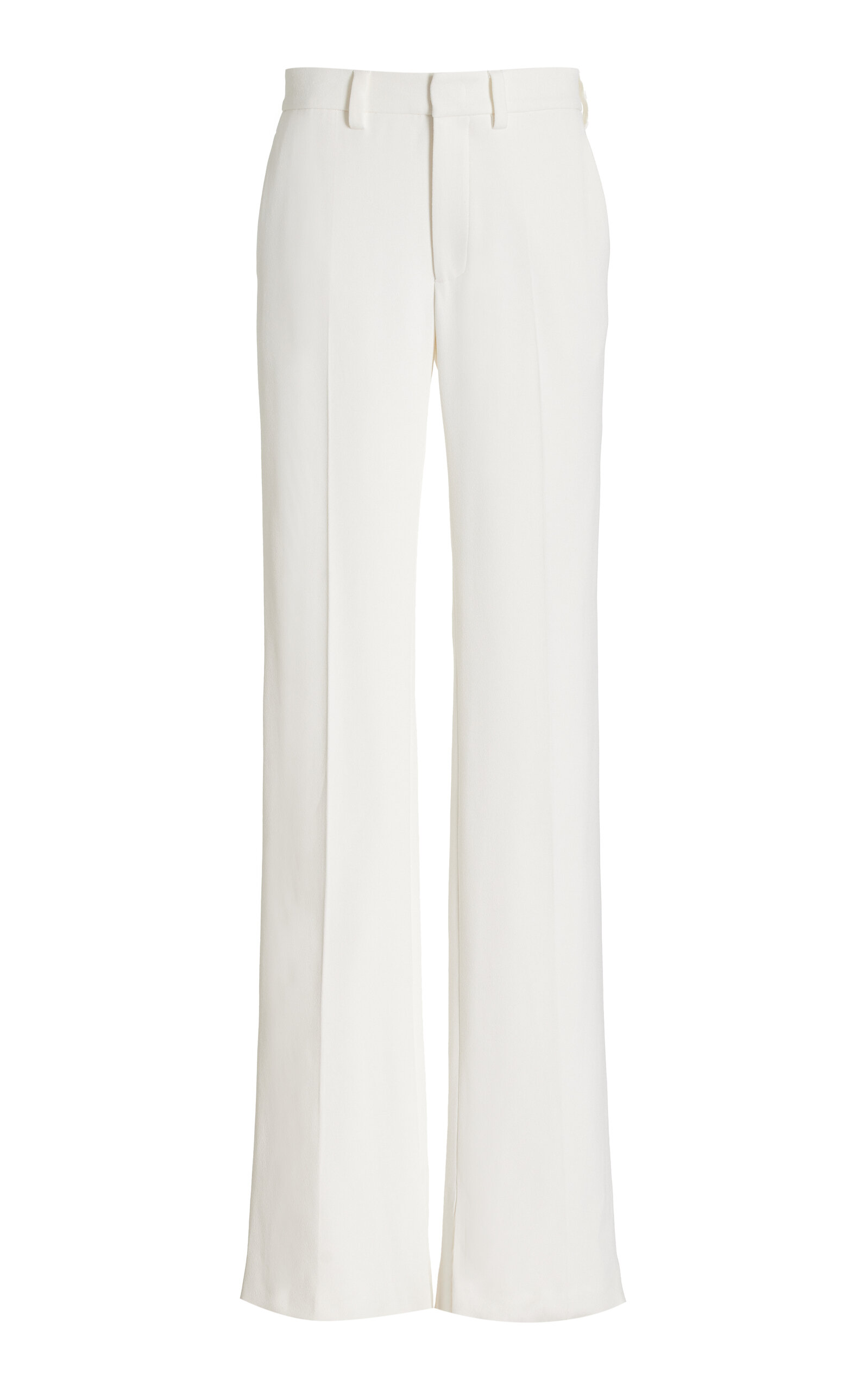 Brandon Maxwell The Peyton Straight-leg Trousers In Ivory