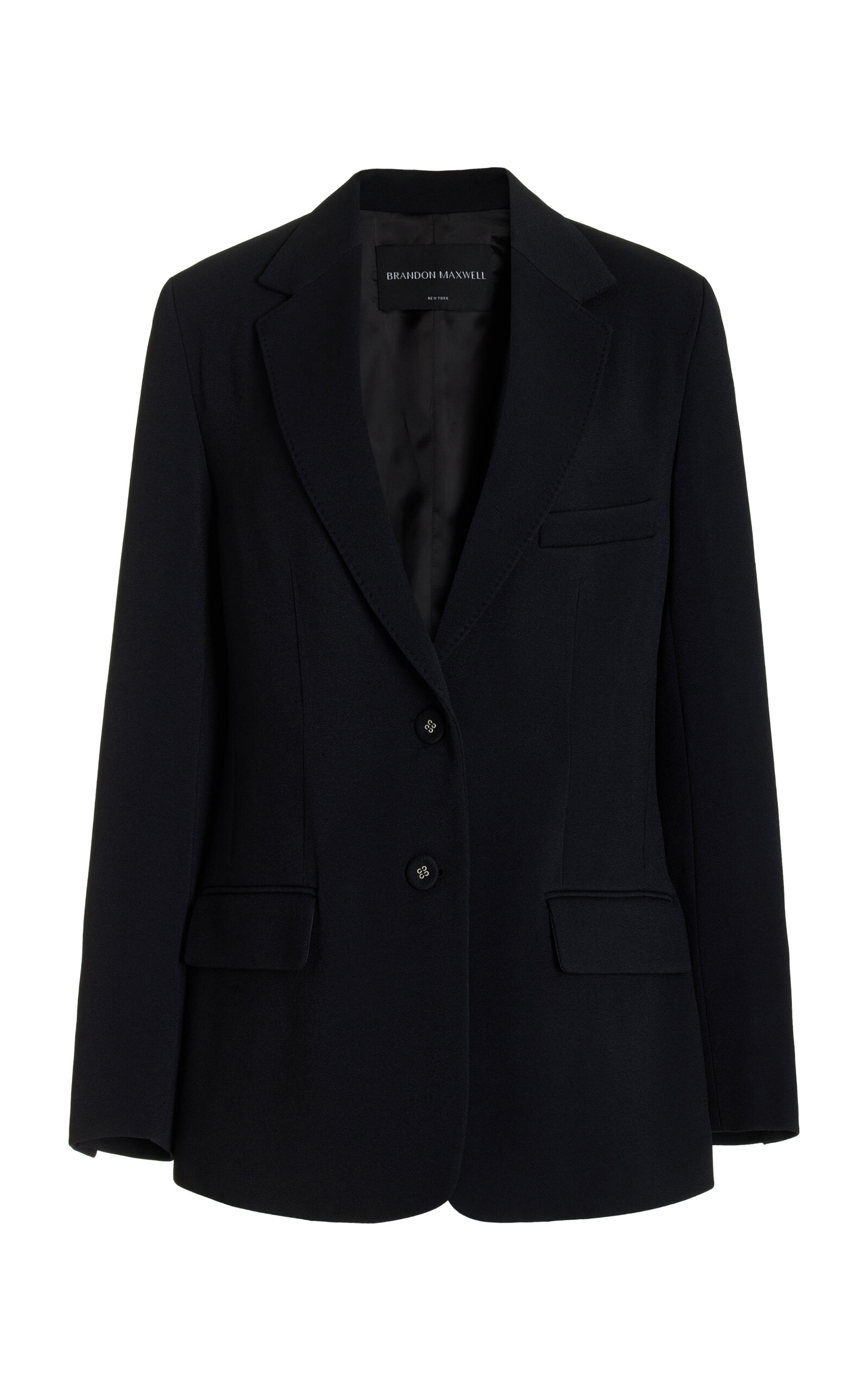 Brandon Maxwell The Campbell Blazer Jacket In Black