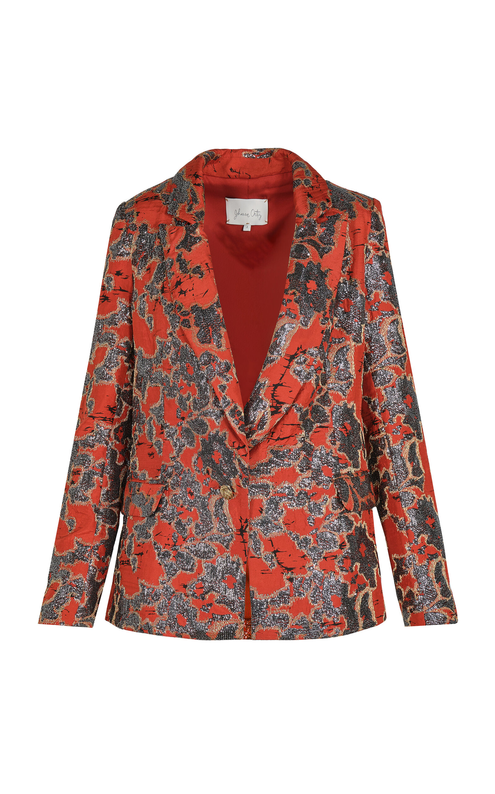 Johanna Ortiz Truly Treasured Silk Blazer