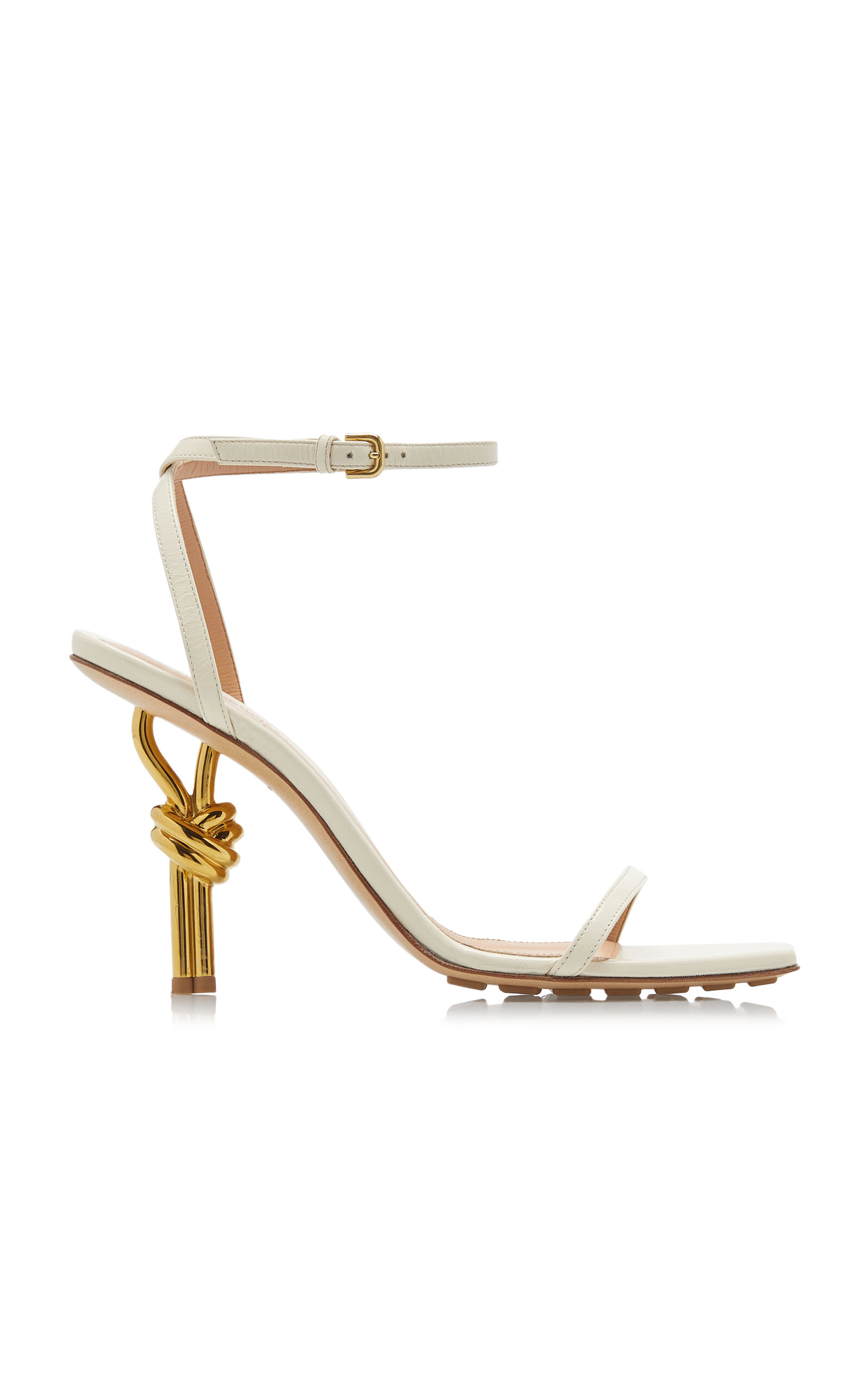 Bottega Veneta Knot Leather Sandals