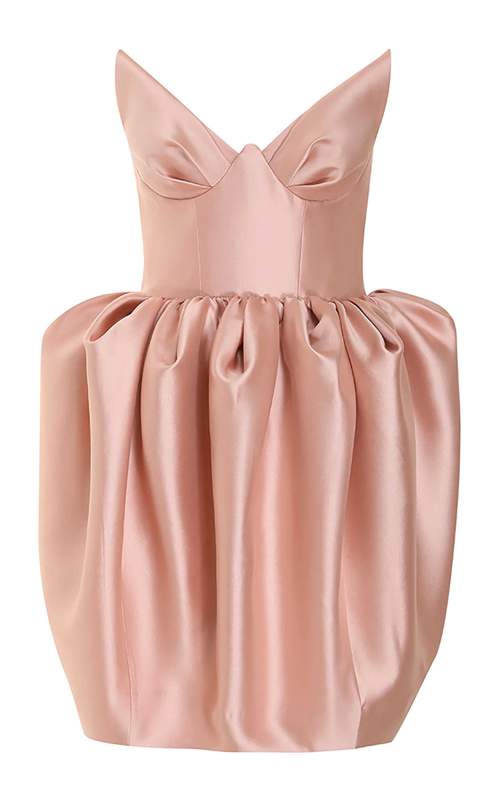 Zimmermann Knee Length Strapless Dress With Sweetheart Neckline In Pink