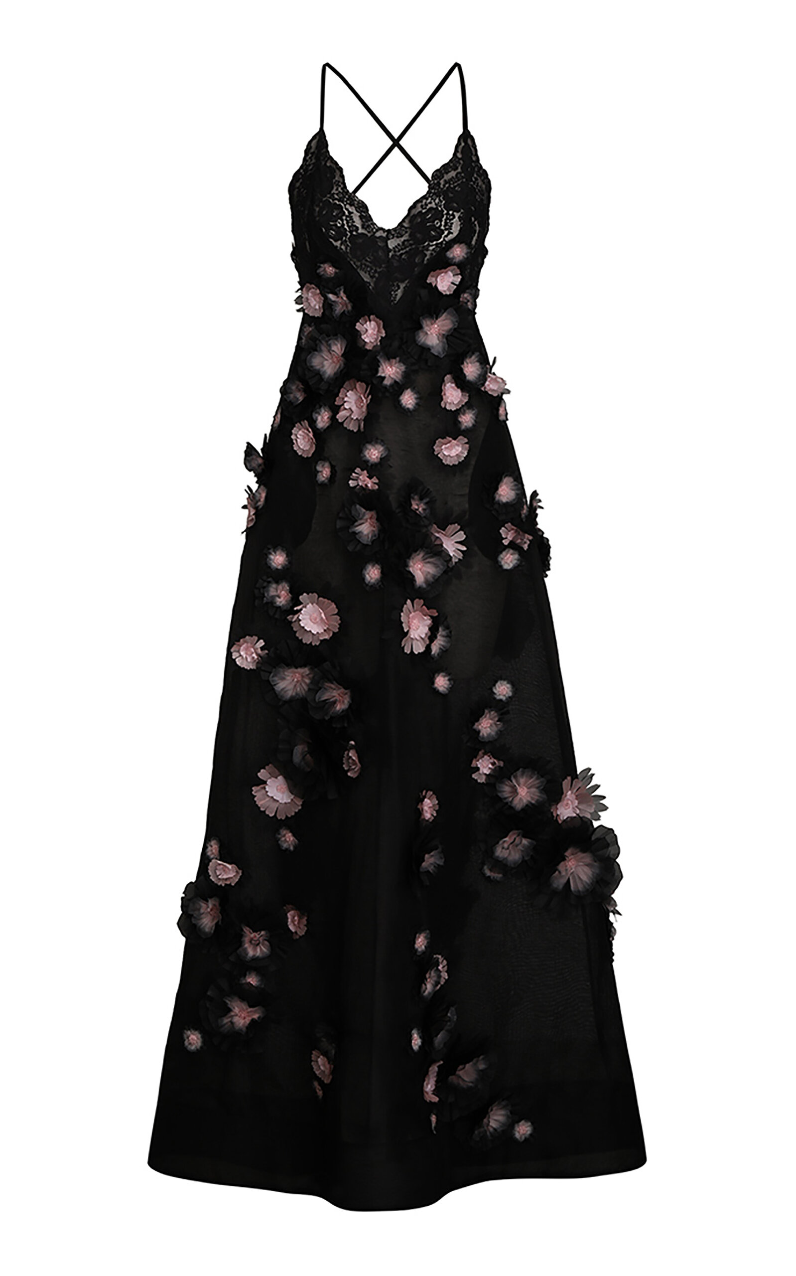 Shop Zimmermann Matchmaker Daisy Linen-silk Maxi Dress In Multi