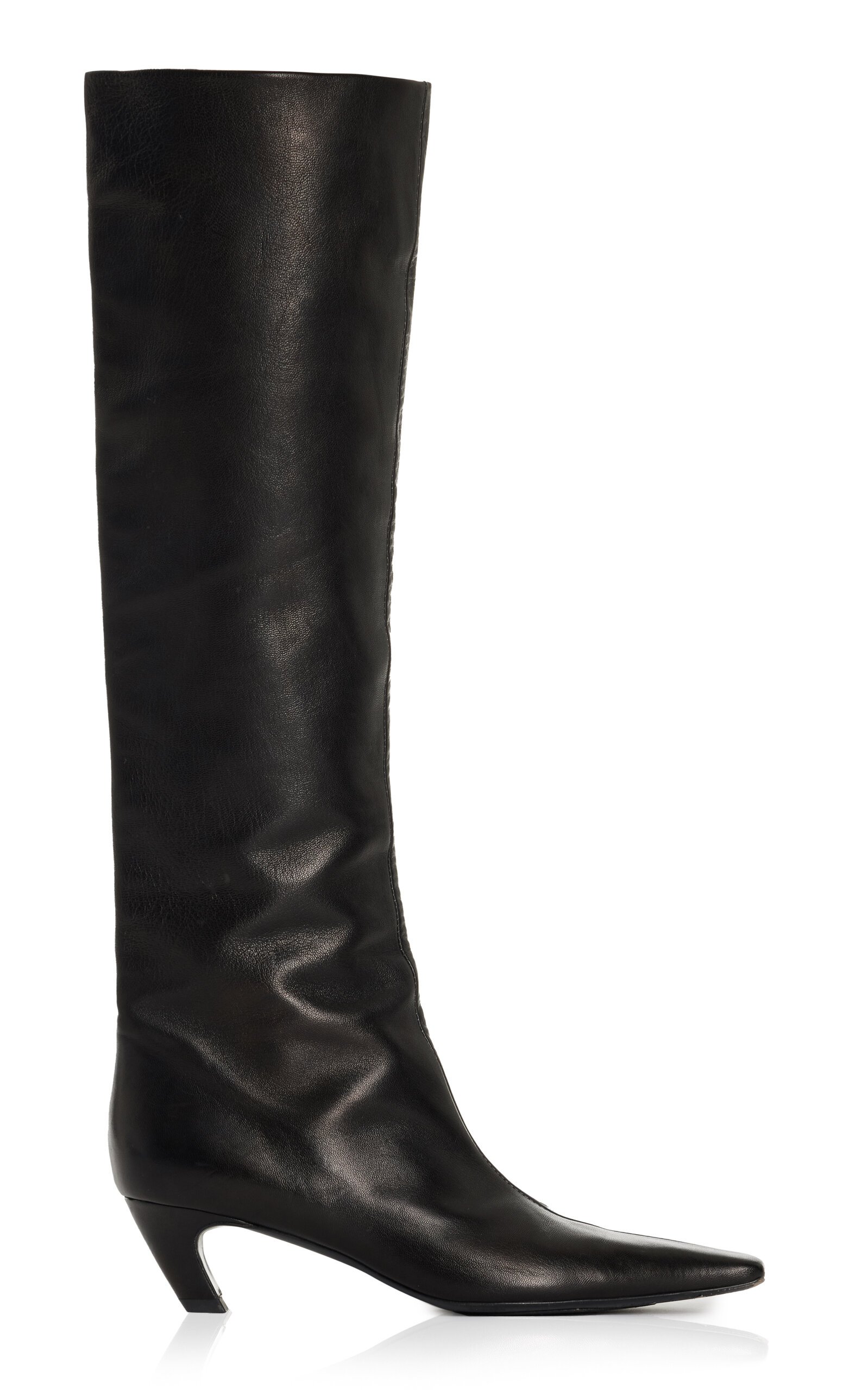 Khaite Davis Knee High Leather Boots