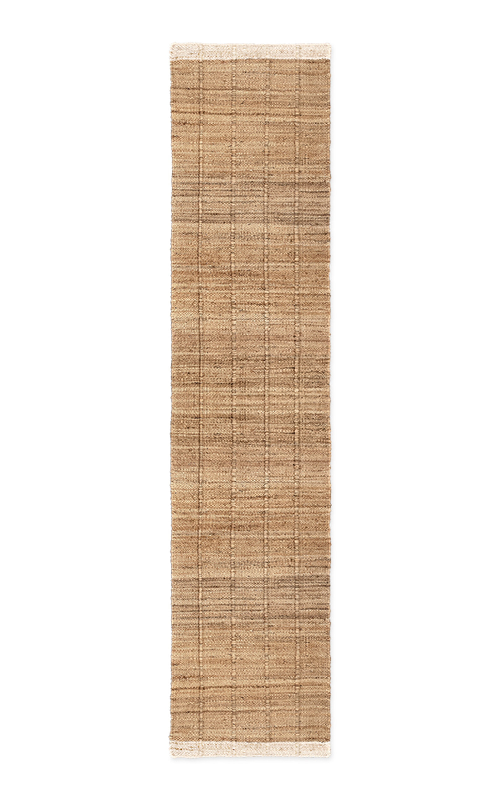 Nordic Knots Jute Rug; 2.5' X 16' In Brown