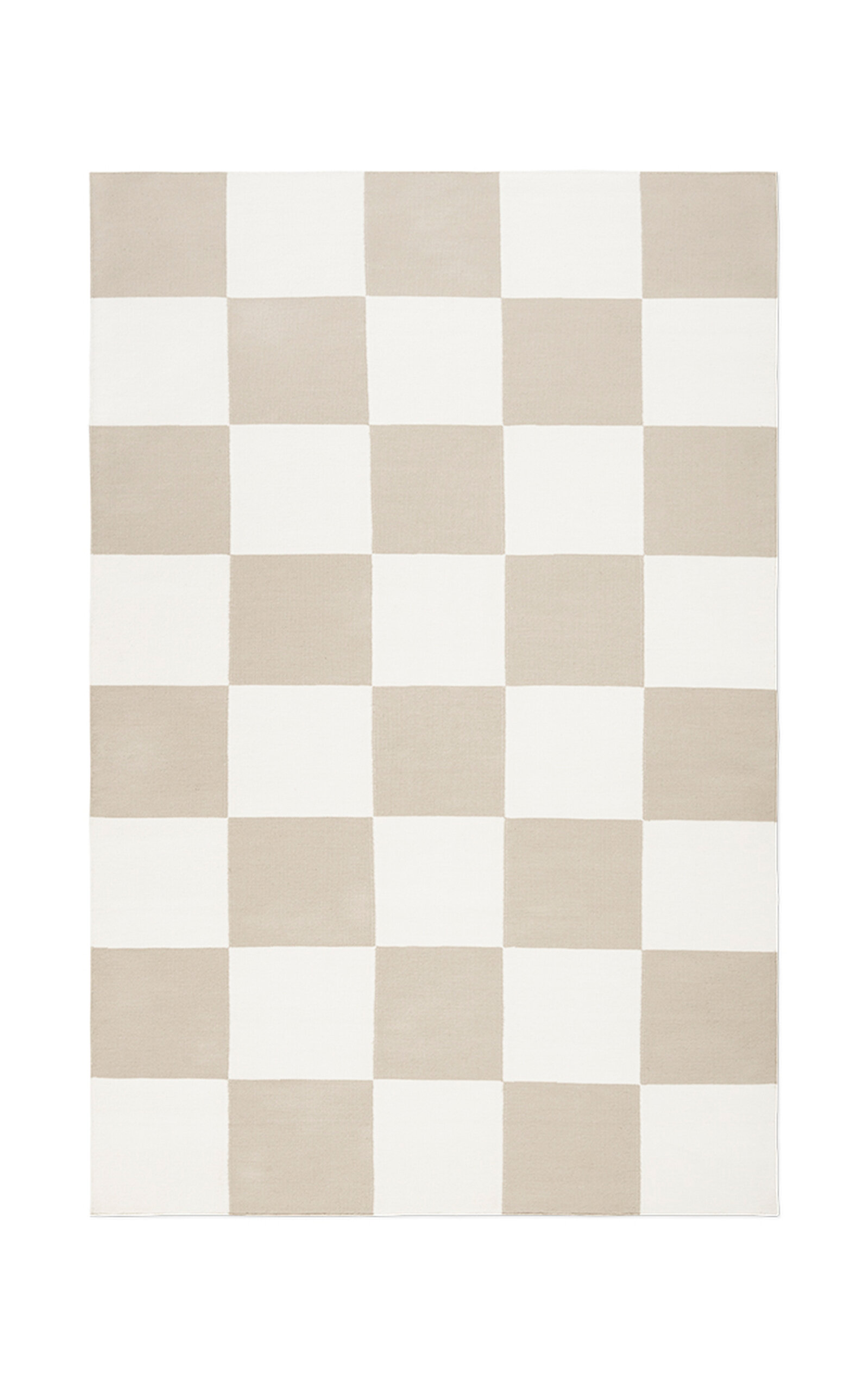 Nordic Knots Square Flatweave Area Rug; 6' X 9' In Taupe