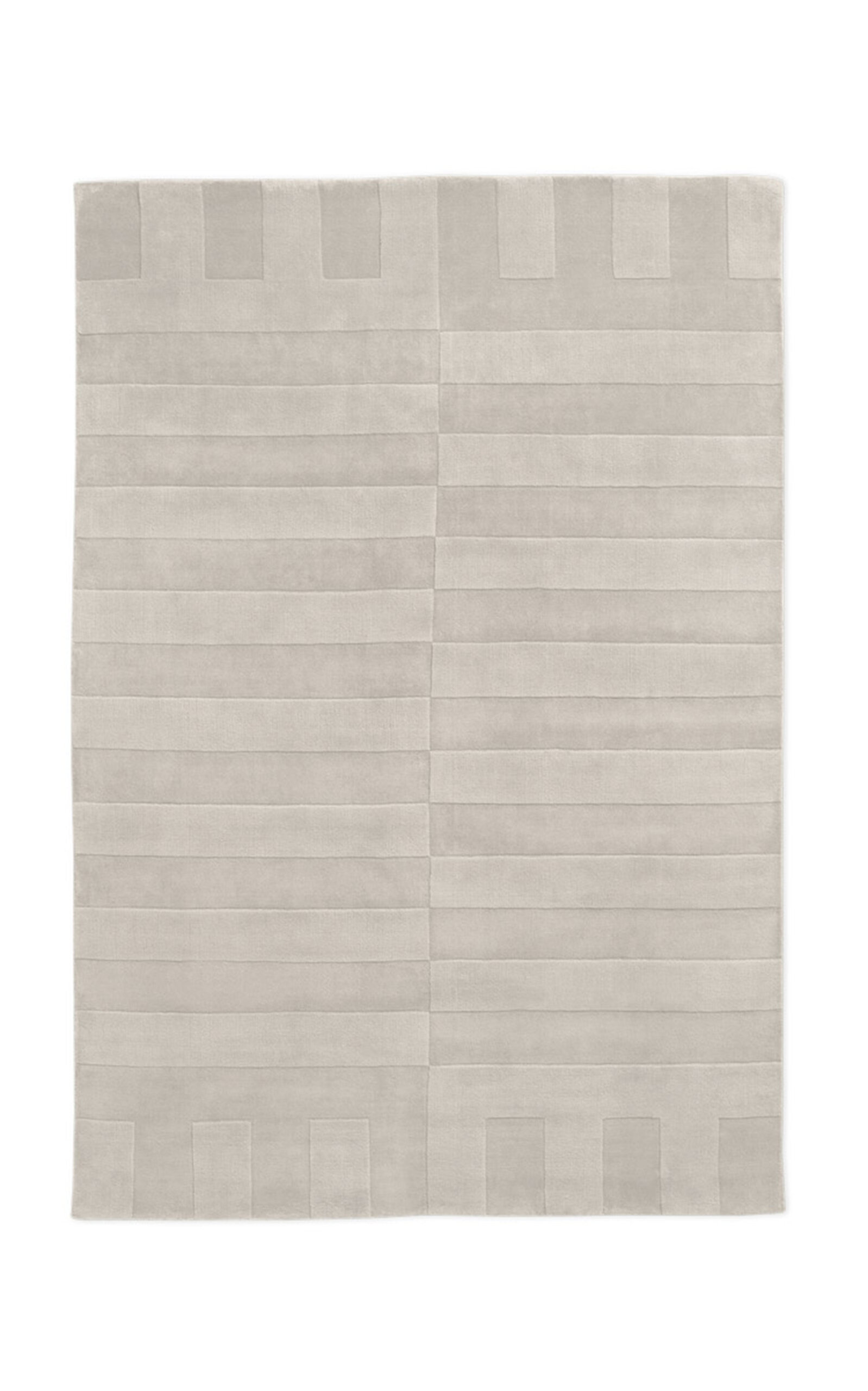 Nordic Knots Lux 2  Area Rug; 6' X 9' In Neutral