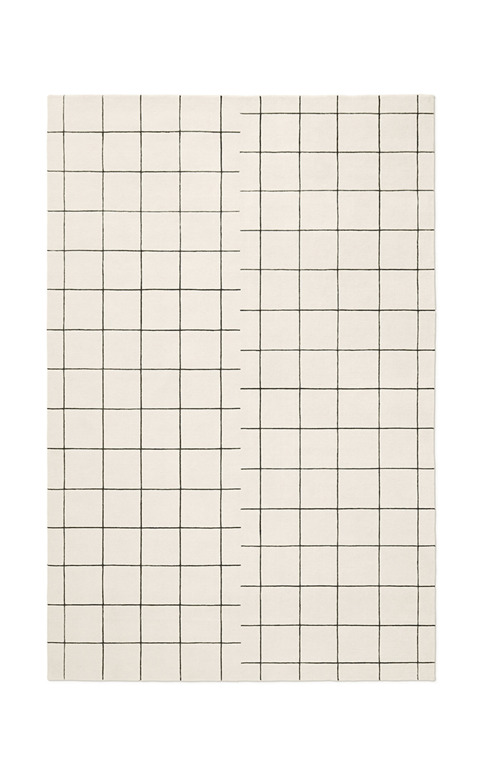 Nordic Knots Grid Area Rug; 8' X 10' In Off-white
