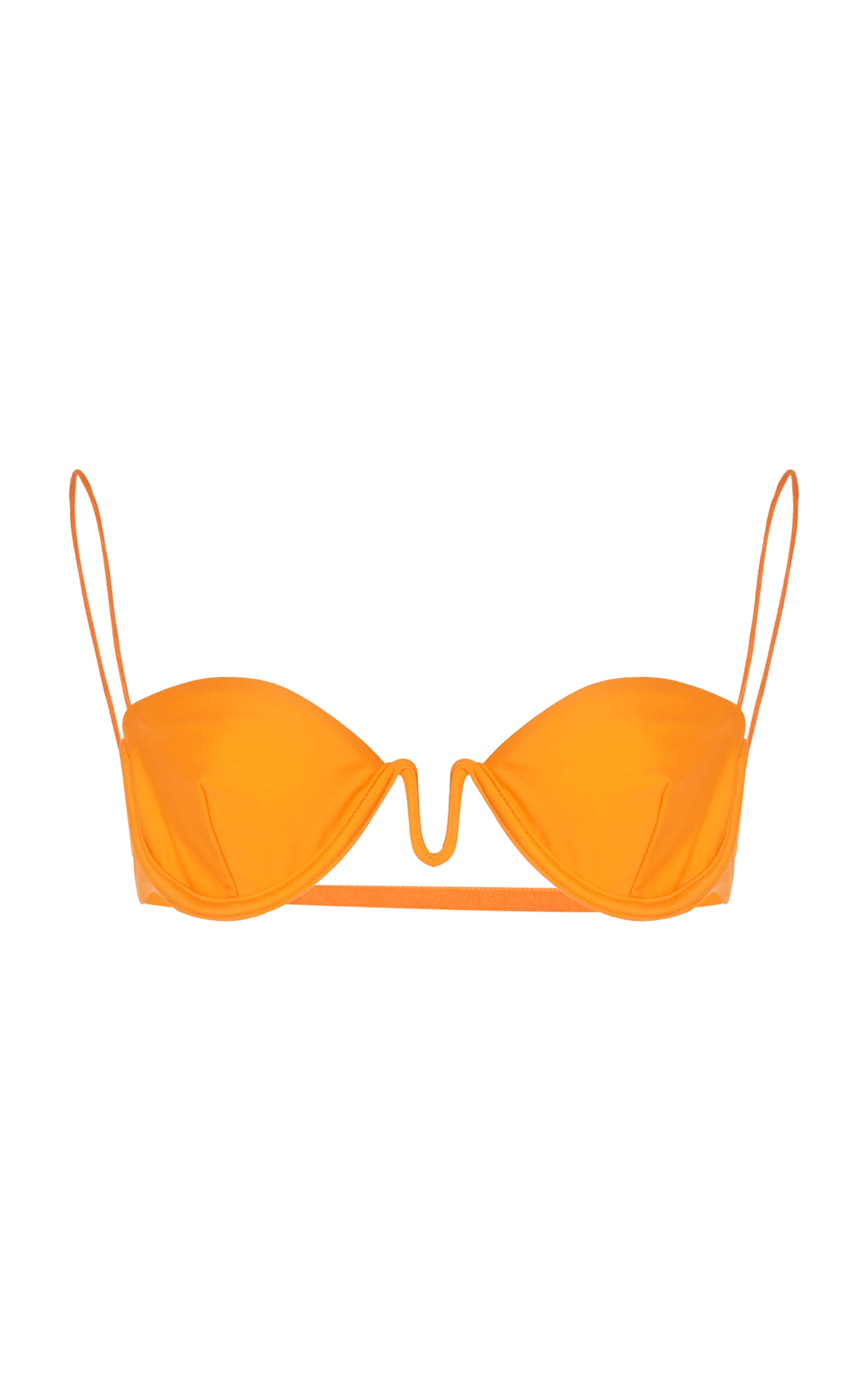 Cup-Detailed Balconette Bikini Top