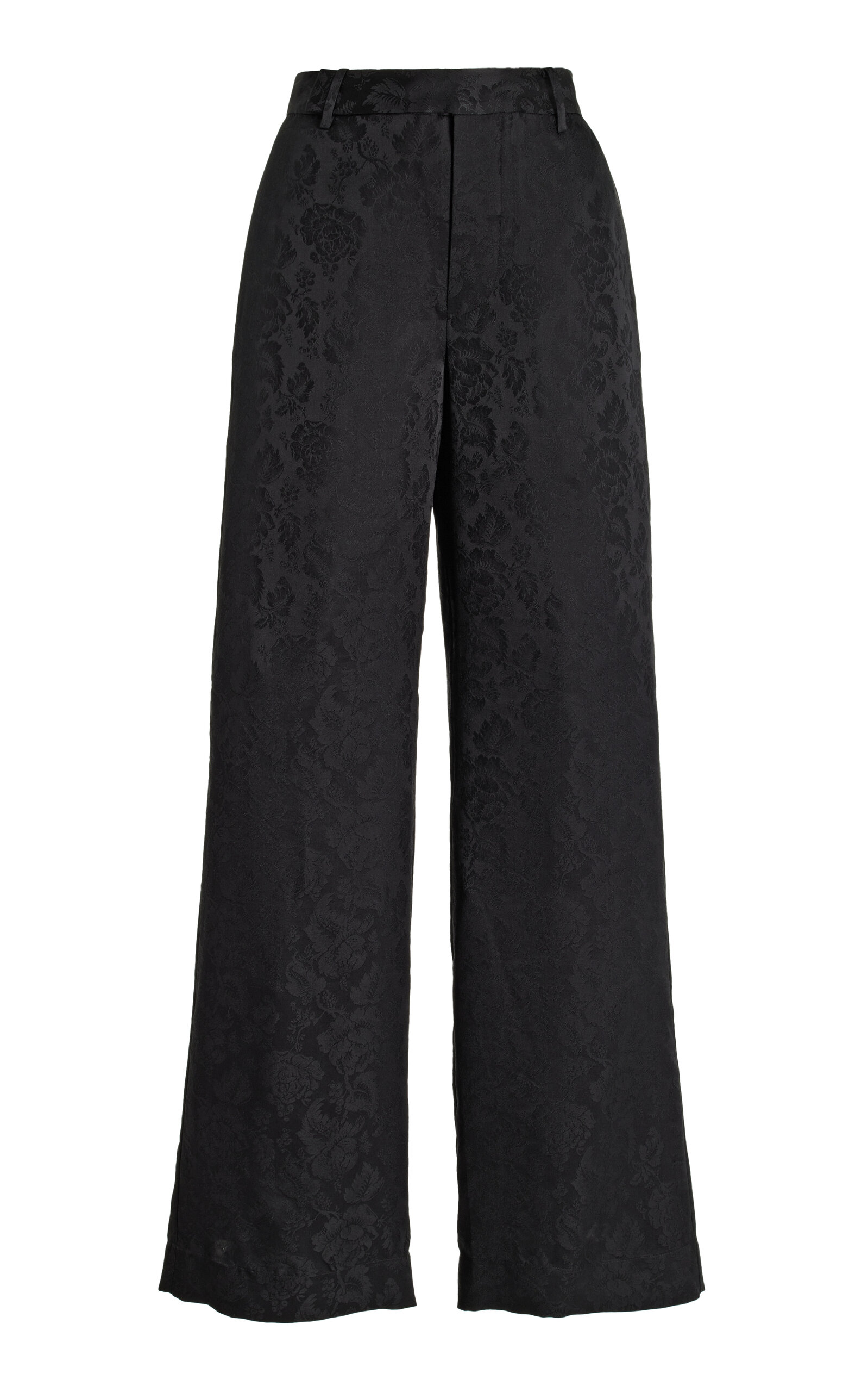 Frame X Ritz Silk Pajama Pants In Black