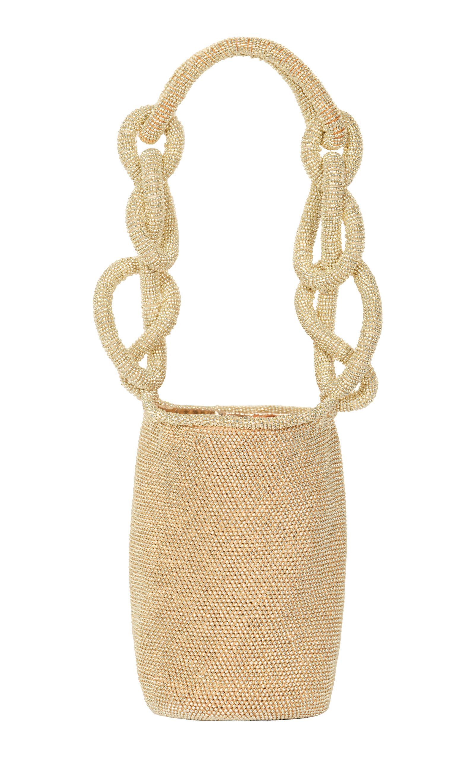 Counting Threads Beaded Bucket Bag