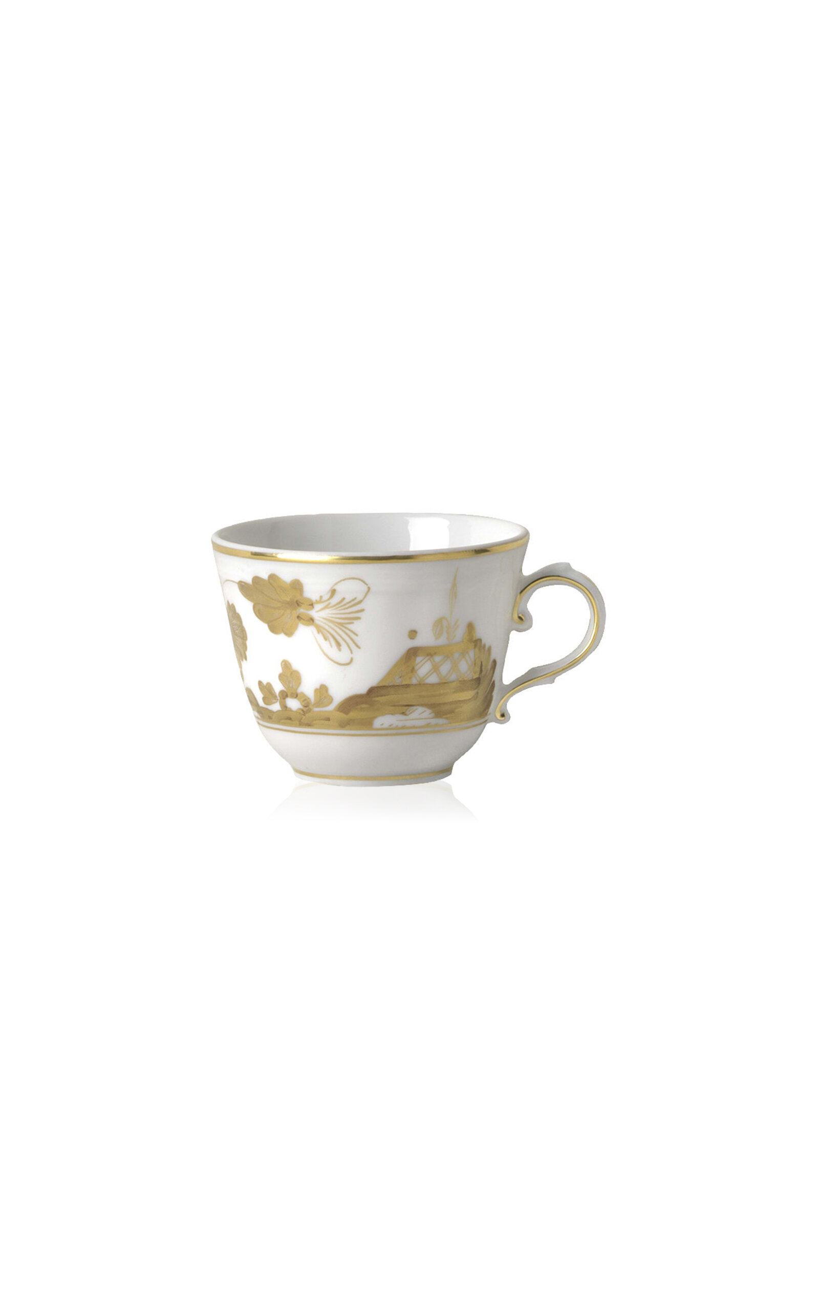 Ginori 1735 Antico Doccia Porcelain Coffee Cup In White