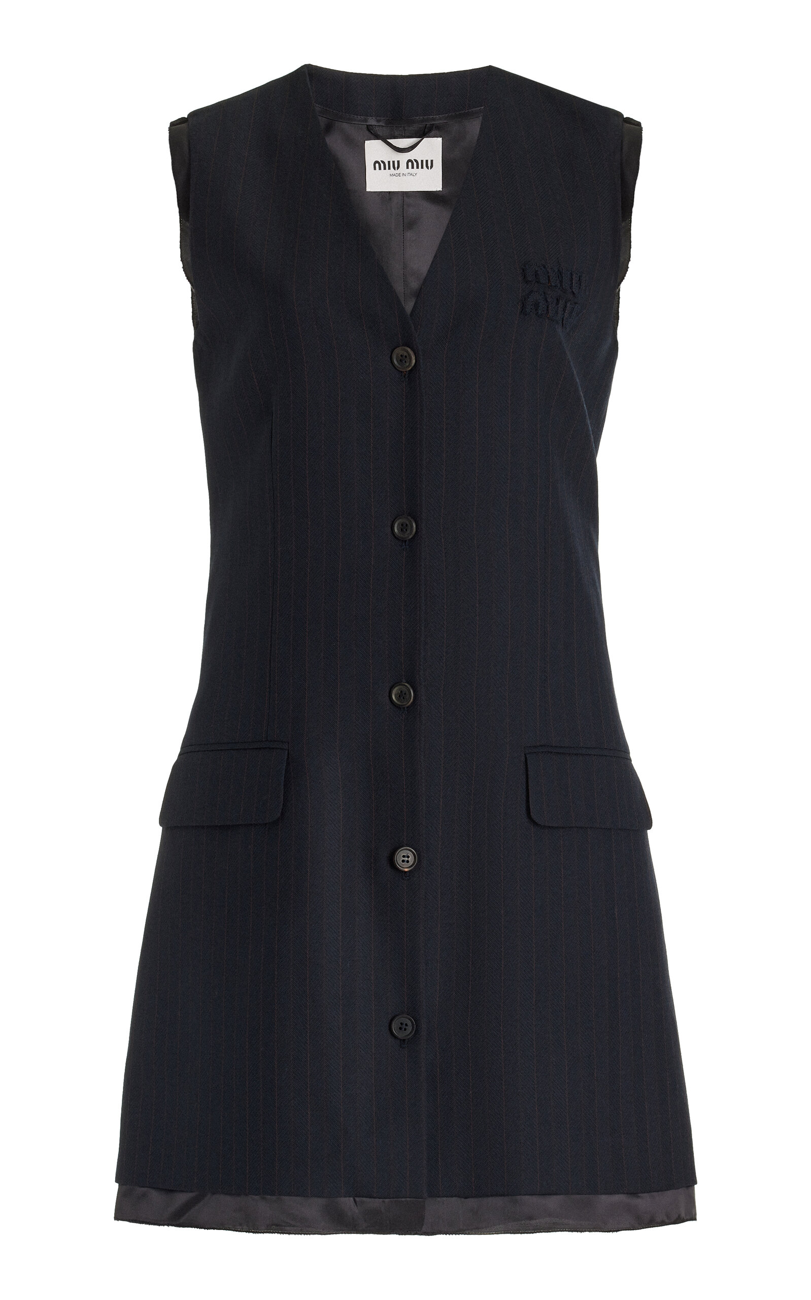 Miu Miu Tailored Wool Mini Dress