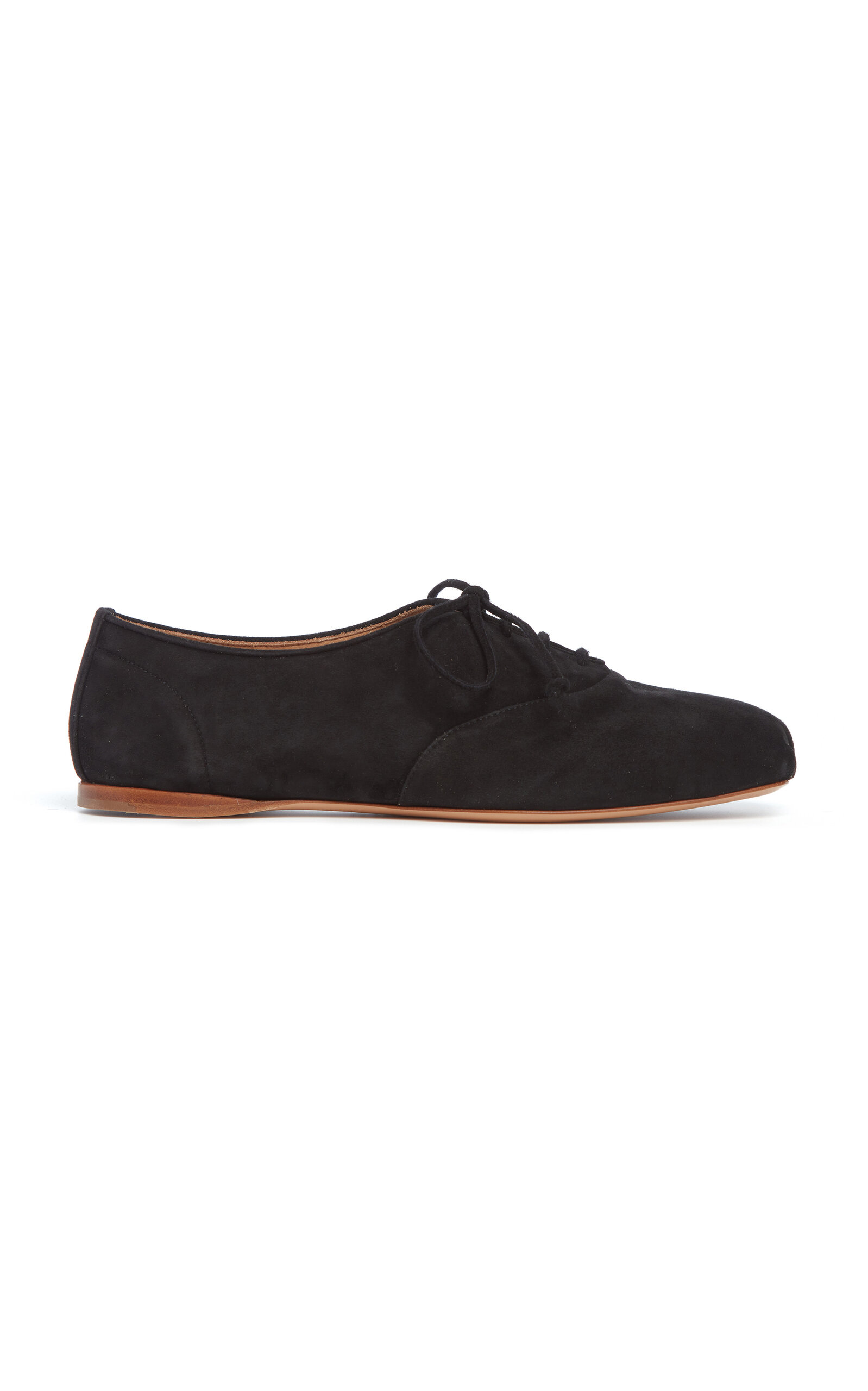 Gabriela Hearst Women's Maya Suede Flats In Black