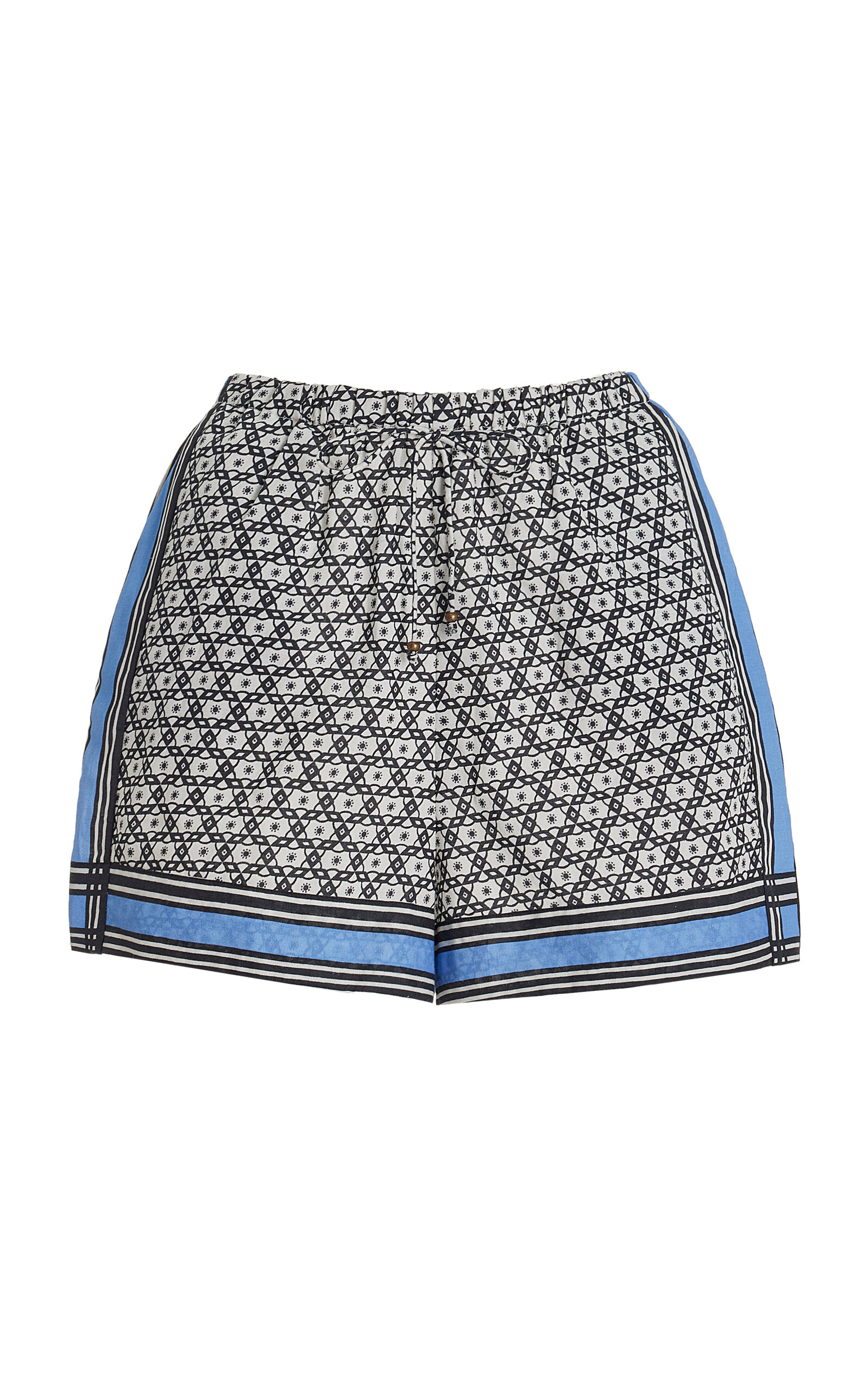 Boteh Scarpa Boy Cotton-linen Shorts In Print