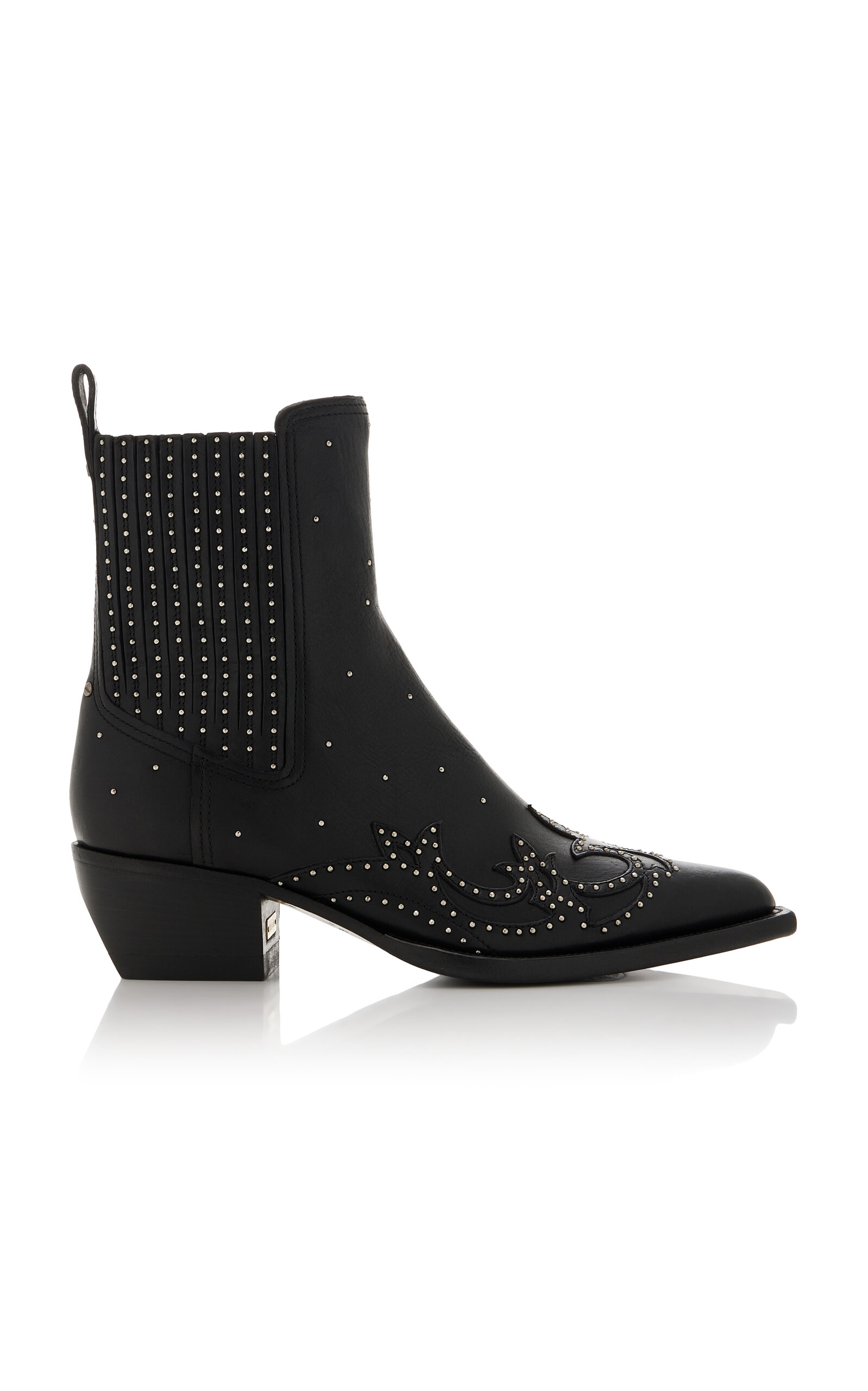 Golden Goose Debbie Beatles Studded Leather Boots