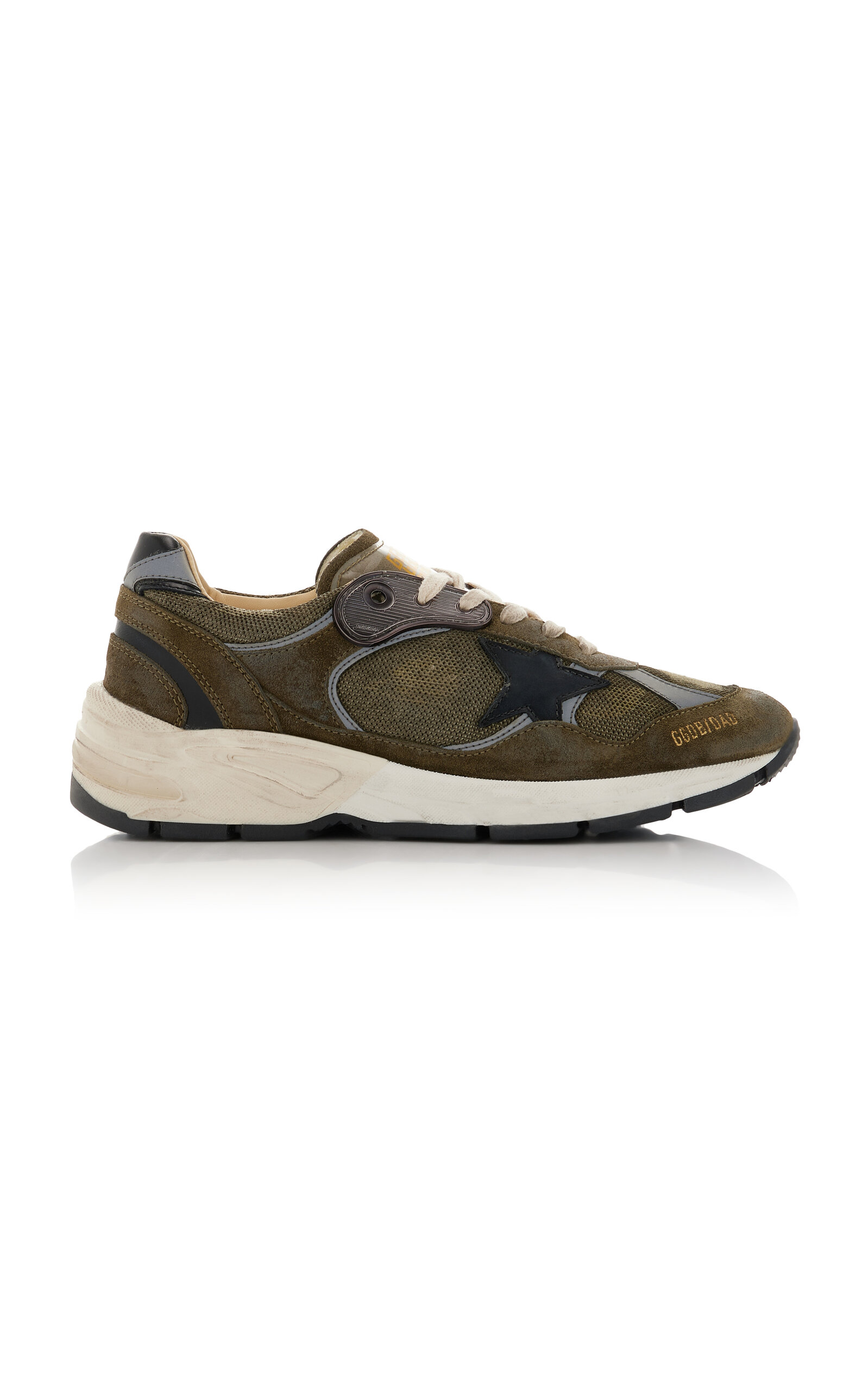 Golden Goose Running Dad Suede Sneakers