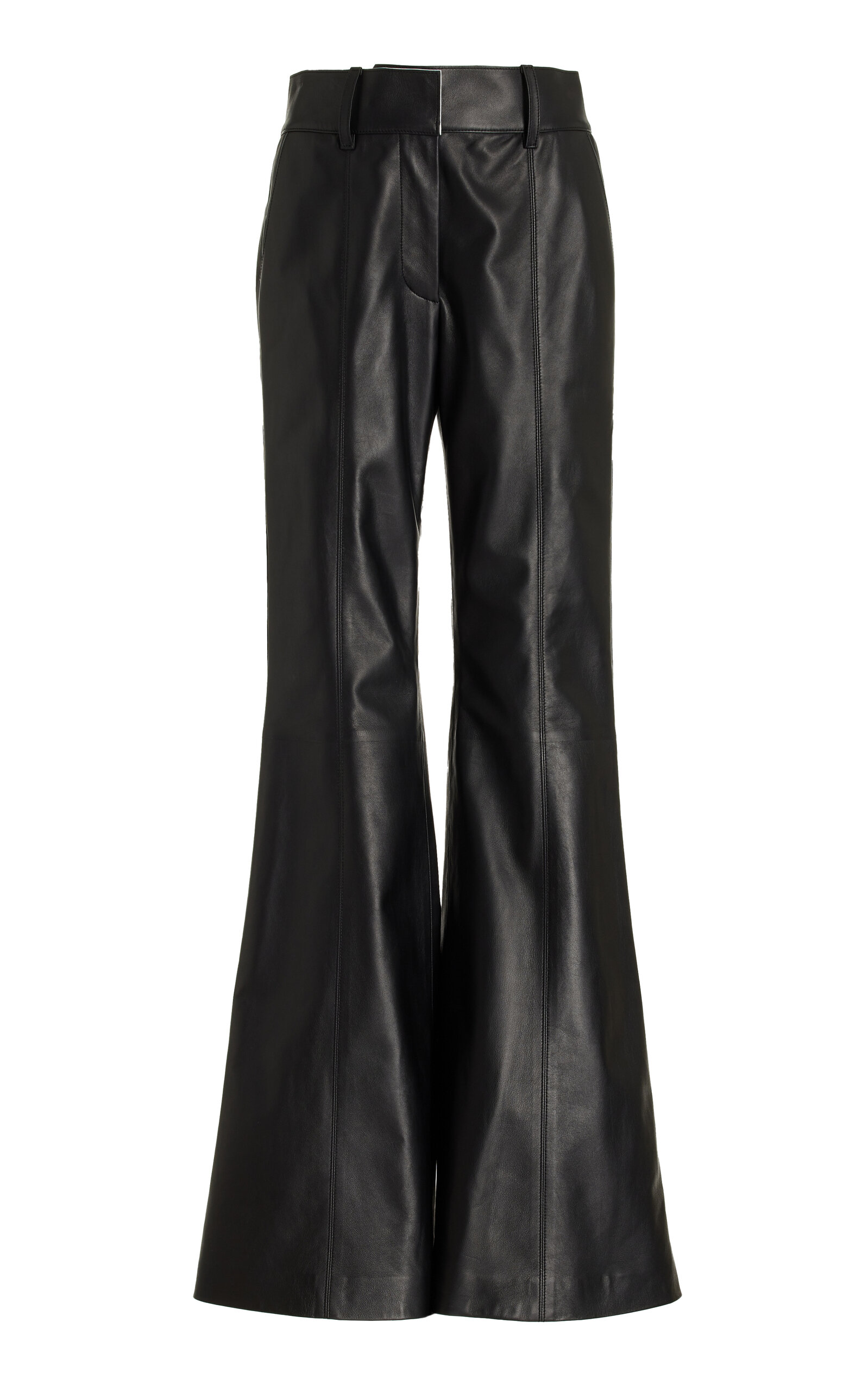 Gabriela Hearst Rhein Linen Flare Pant In Black