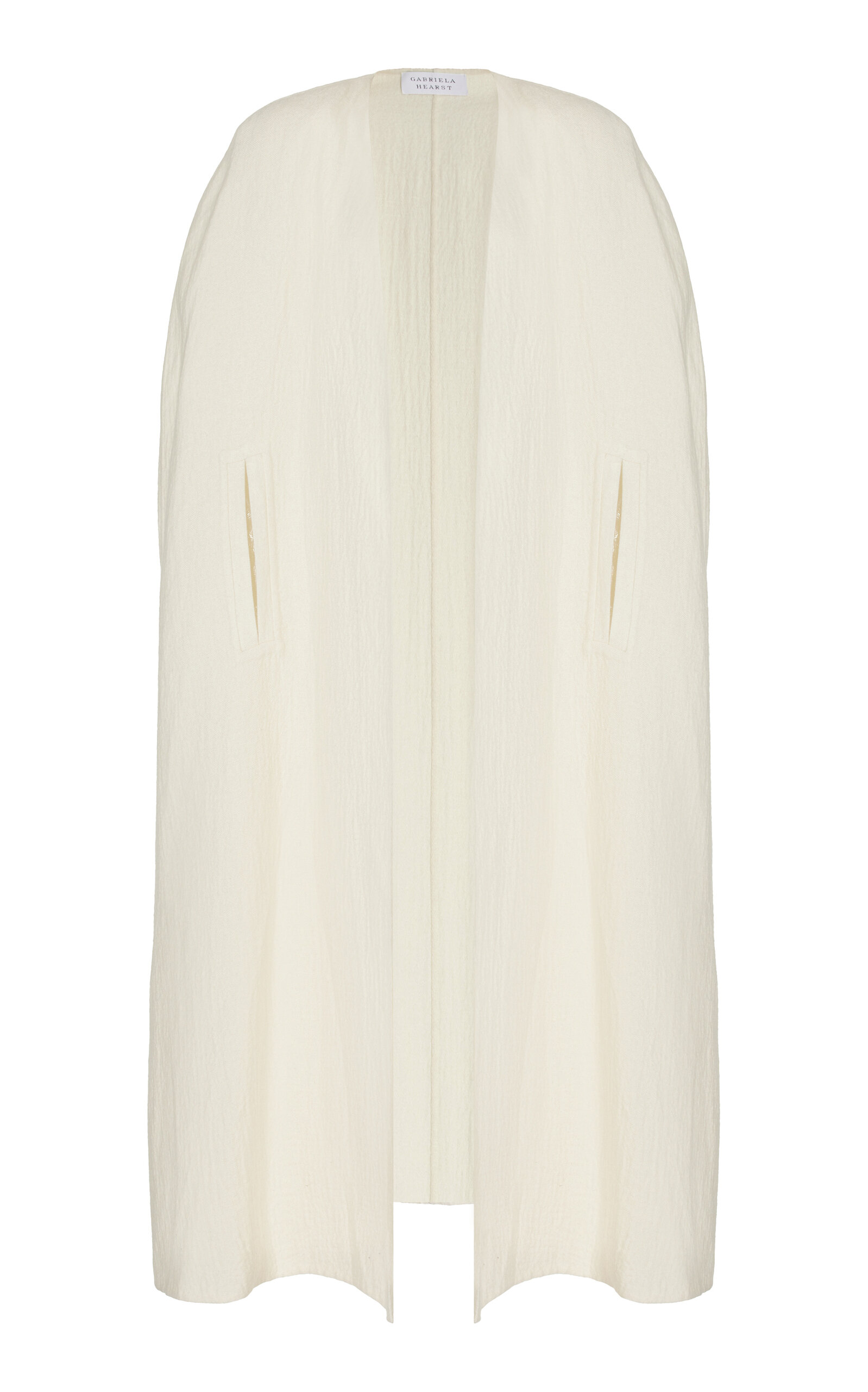 Gabriela Hearst Lindlow Layered Cape In White