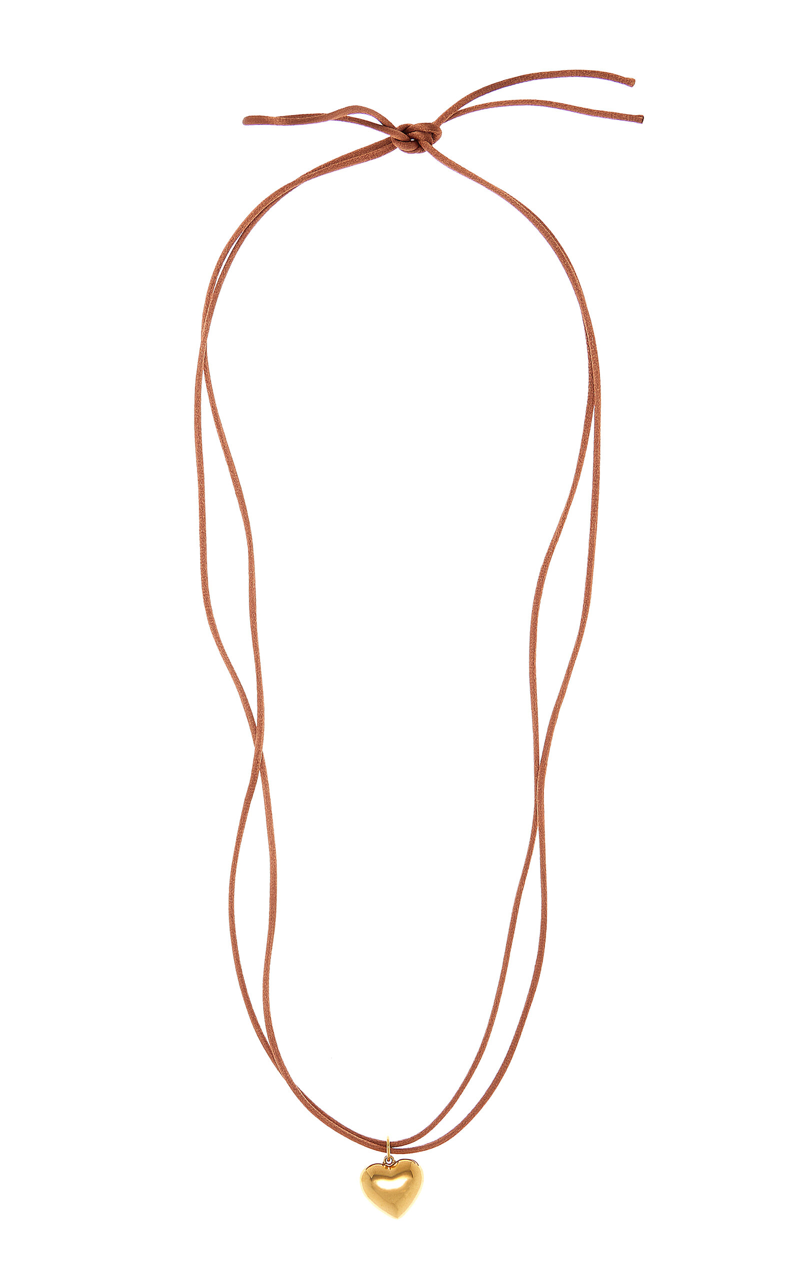 Heart On A String 24K Gold-Plated Necklace