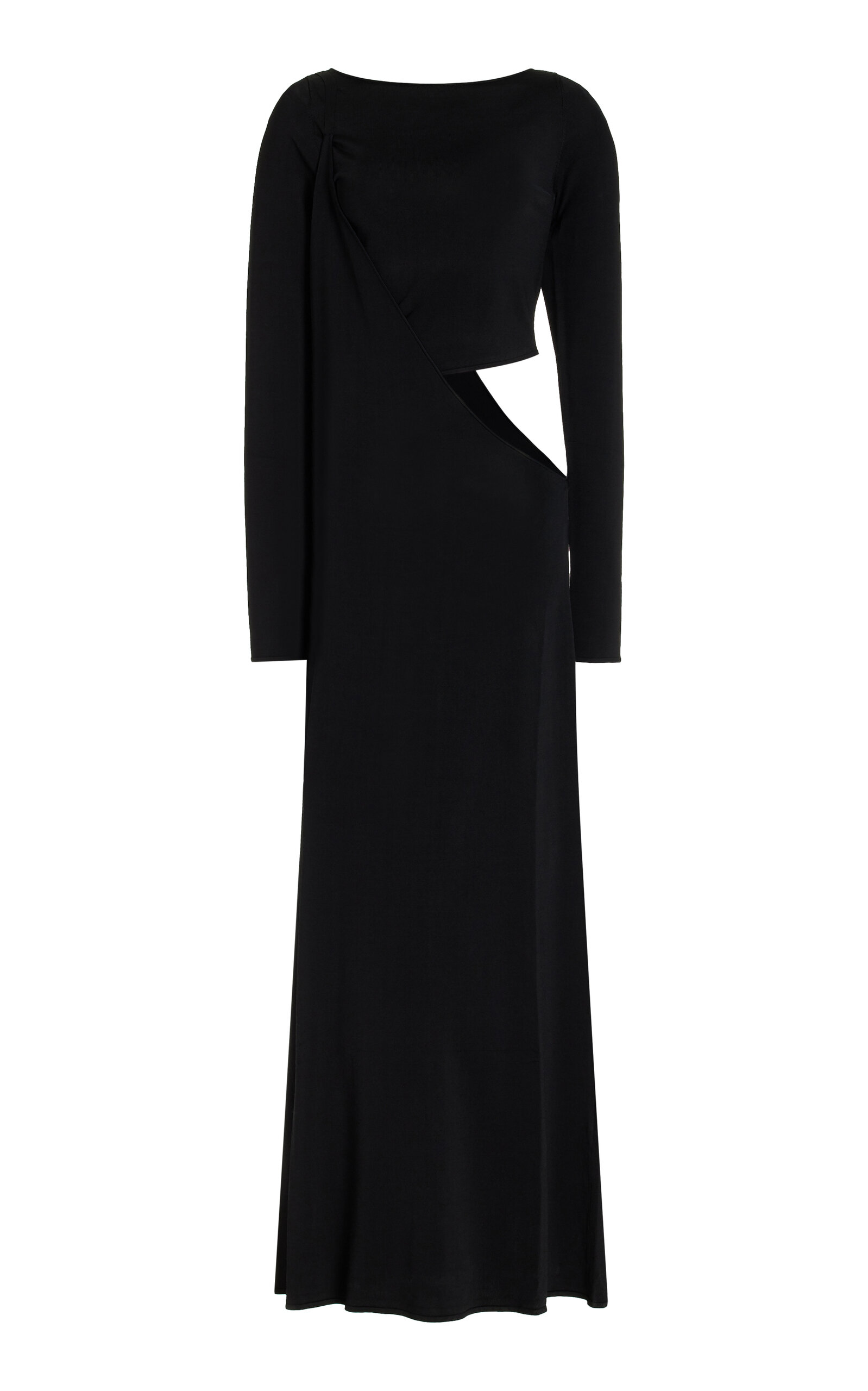 Shop Paris Georgia Cutout Maxi Dress In Black