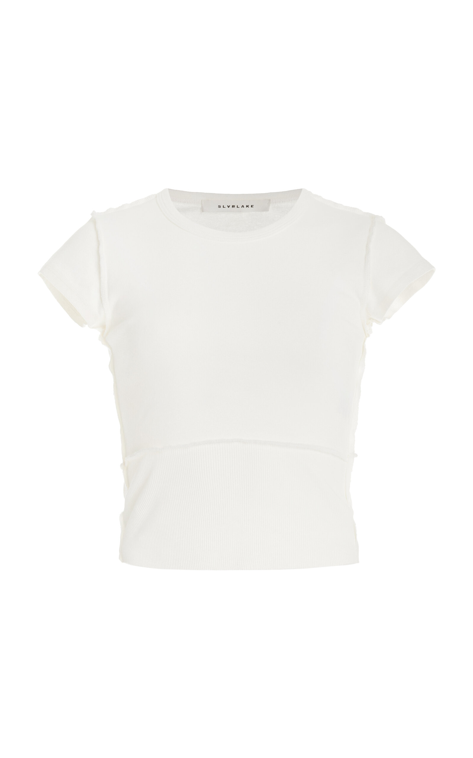 Re-Worked Fitted Cotton Crop Top