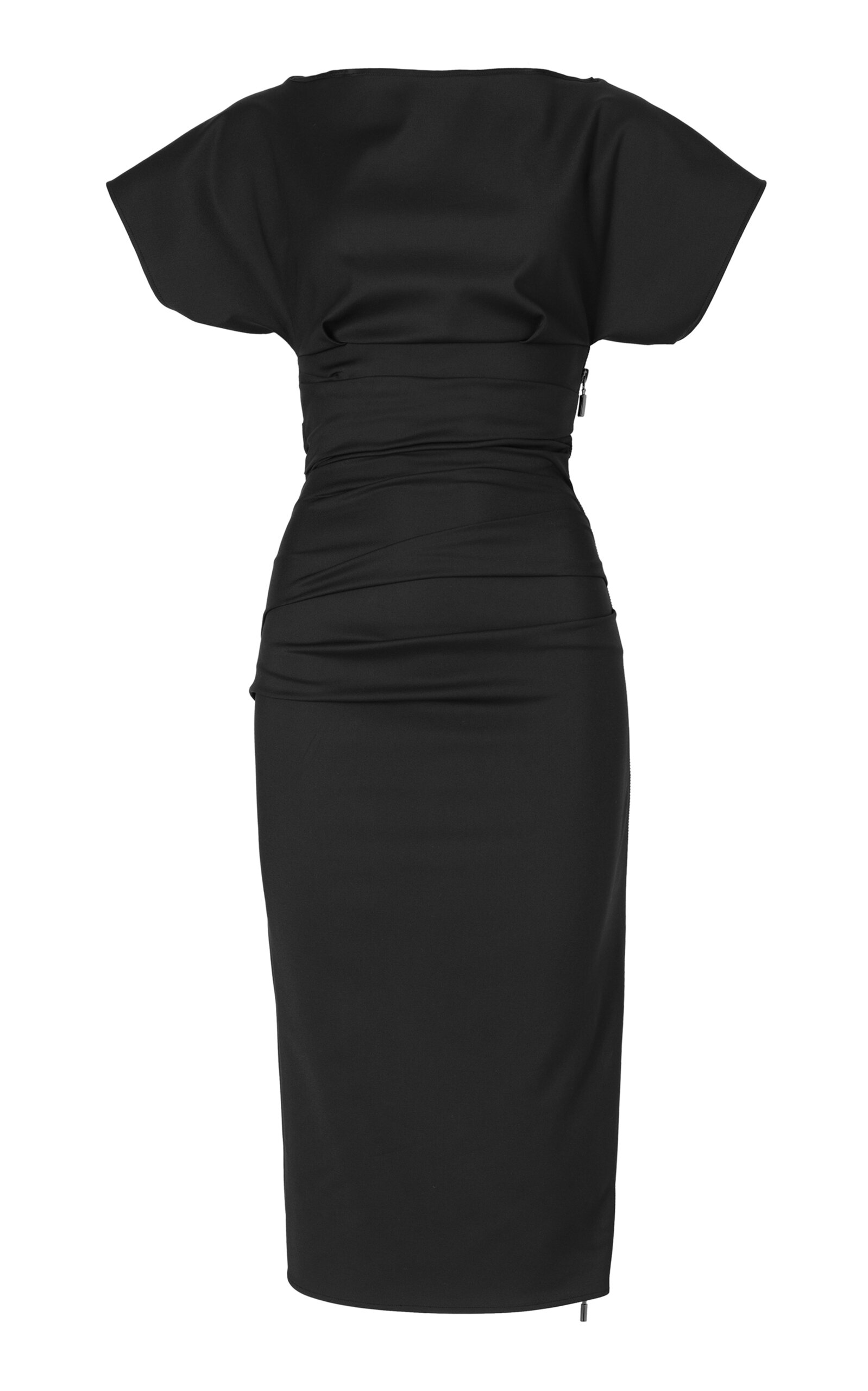 Maticevski Yuzu Midi Dress In Black
