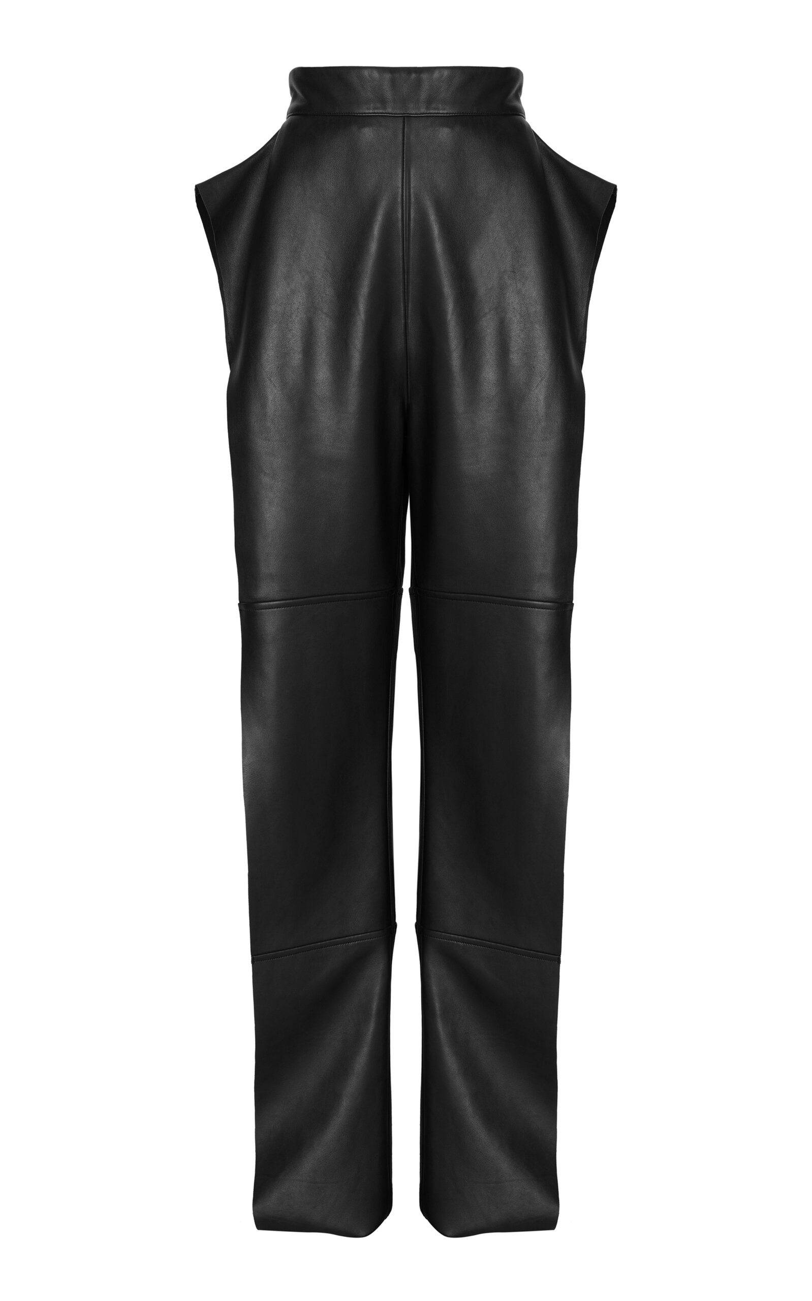 Maticevski Cinnabomb Leather Trousers In Black
