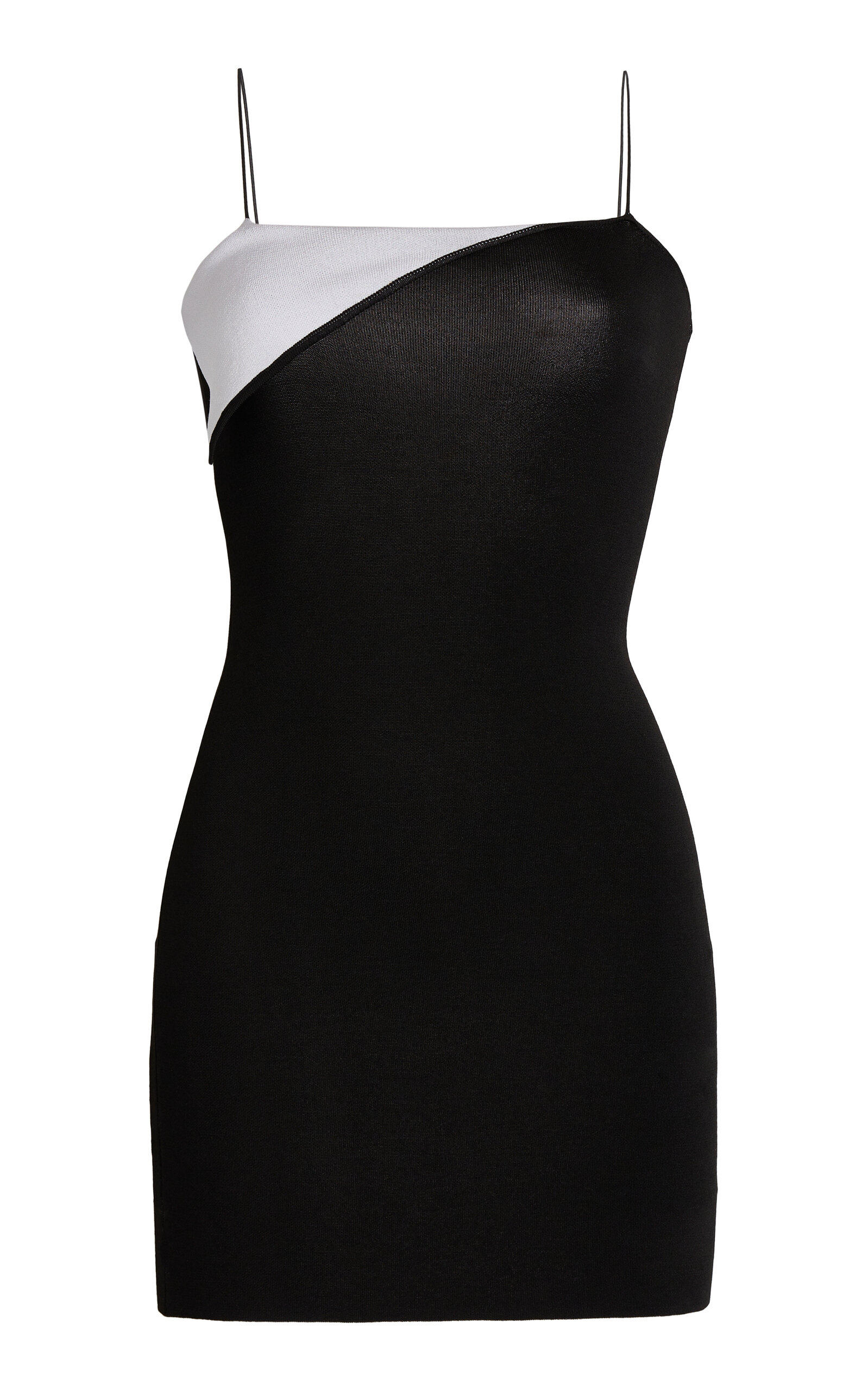 Jacquemus Viscose Mini Dress In Black