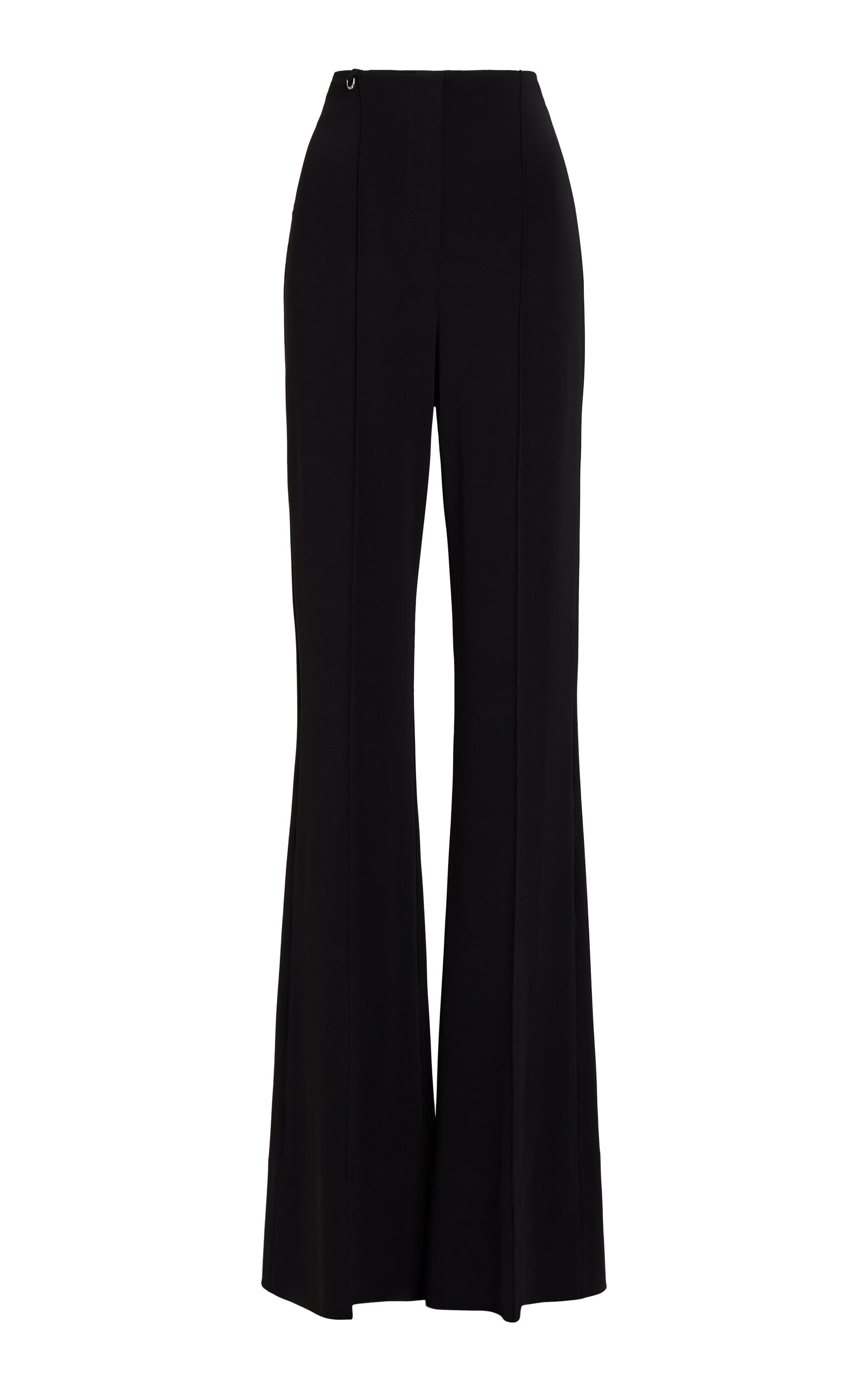 Shop Jacquemus Apollo High-waisted Flare Pants In Black