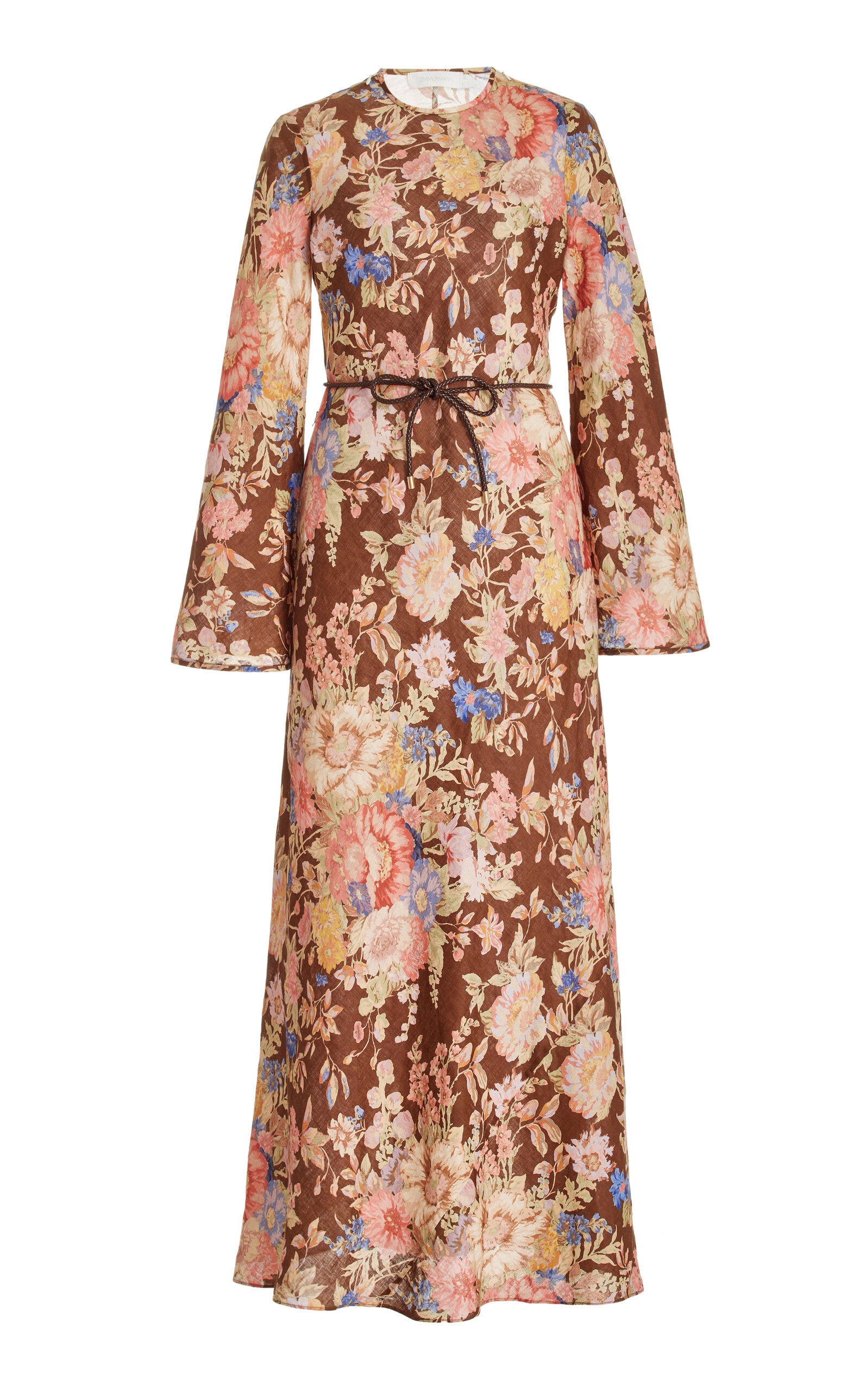Zimmermann August Floral Plunge Midi Dress | Smart Closet