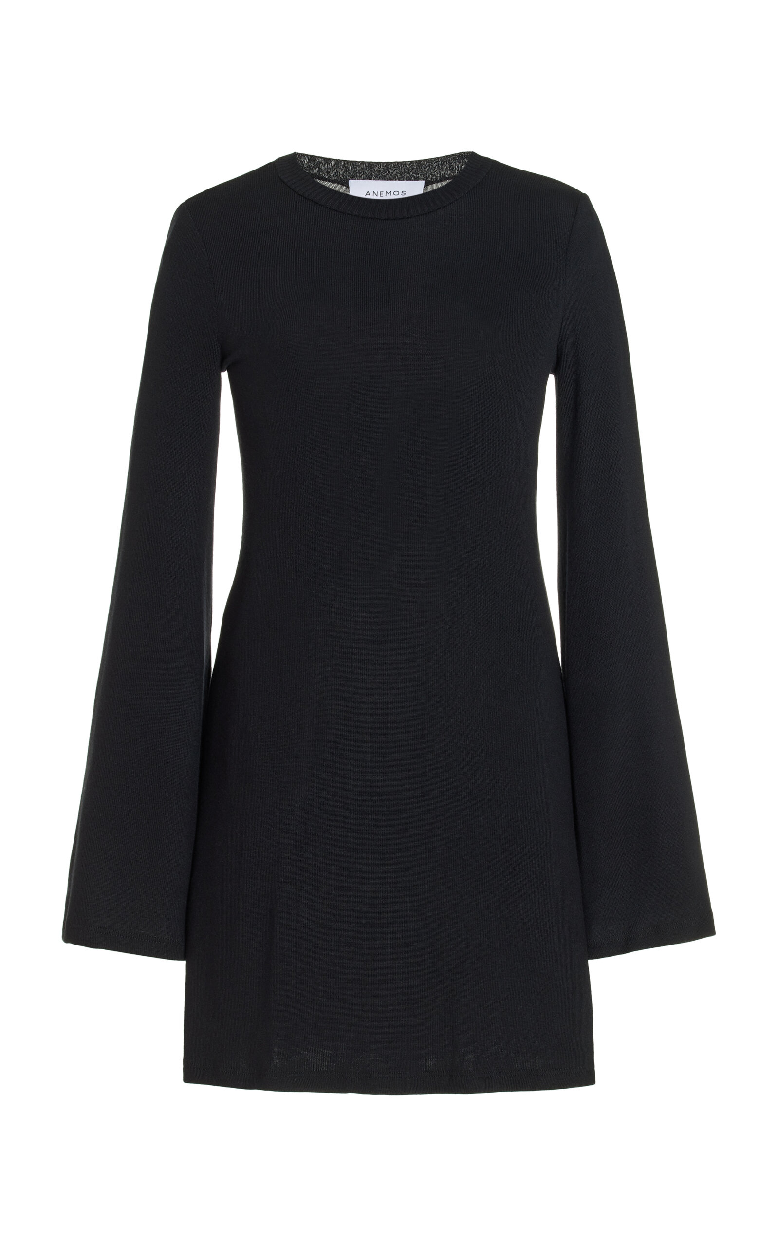 Shop Anemos Knit Mini Dress In Black