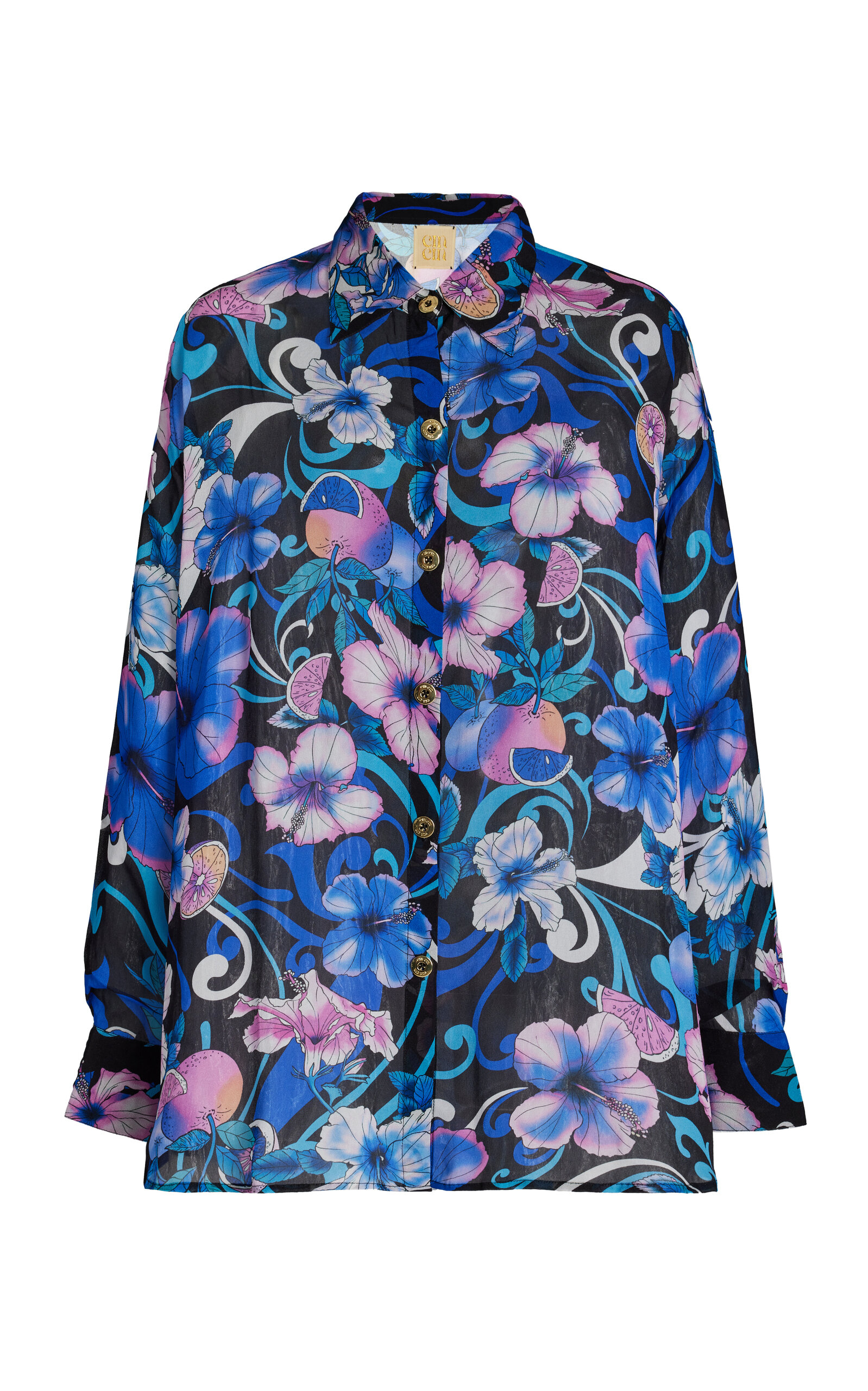 Solace Printed Button-Down Shirt
