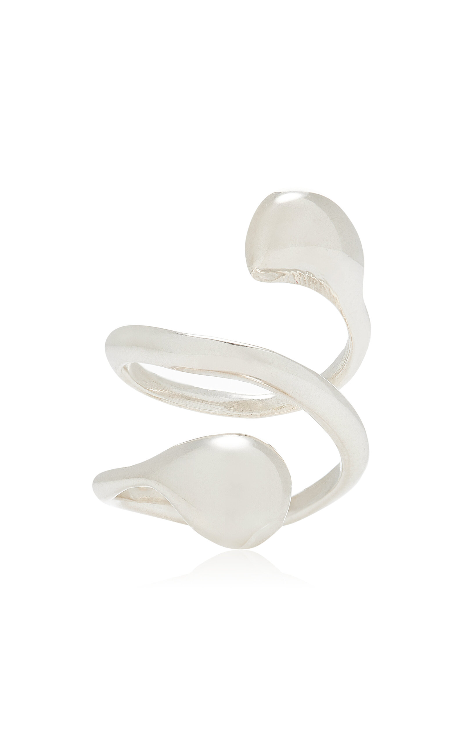 Agmes Dual Flora Sterling Silver Ring