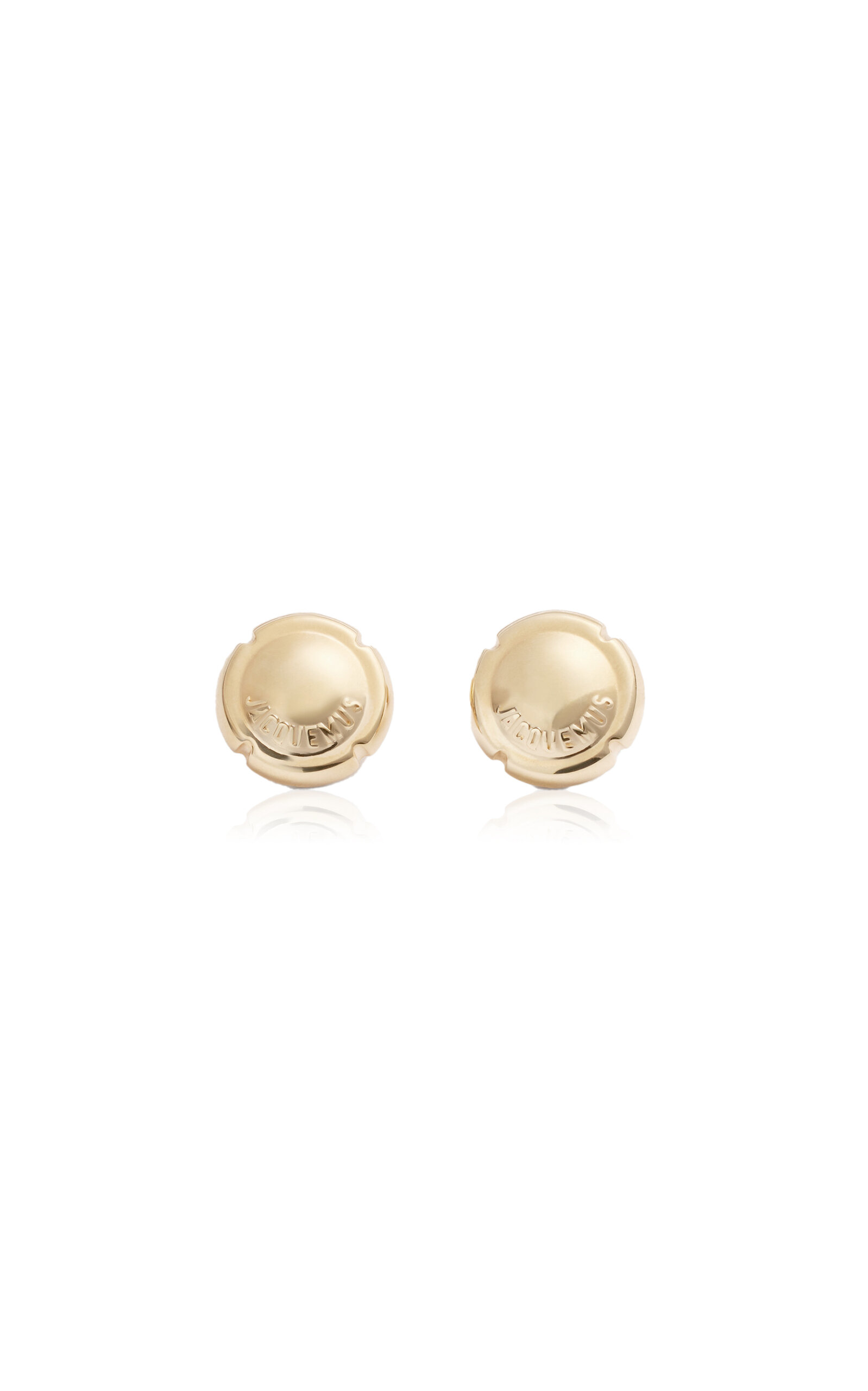 Shop Jacquemus Les Festiva Gold-tone Earrings