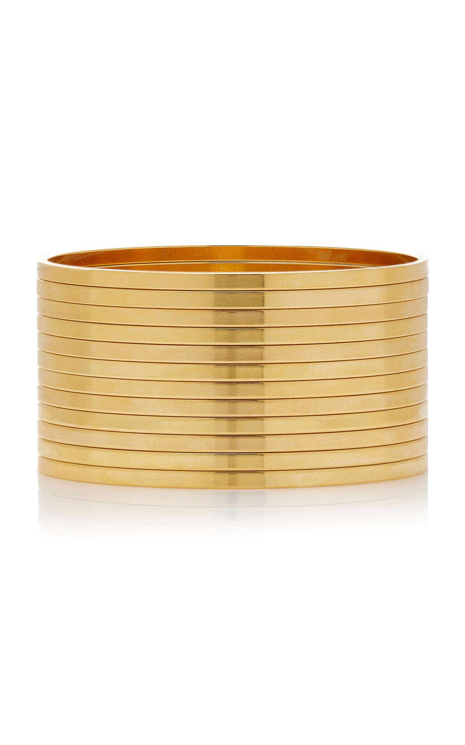 Ben-amun Exclusive Set-of-twelve 24k Gold-plated Bangles