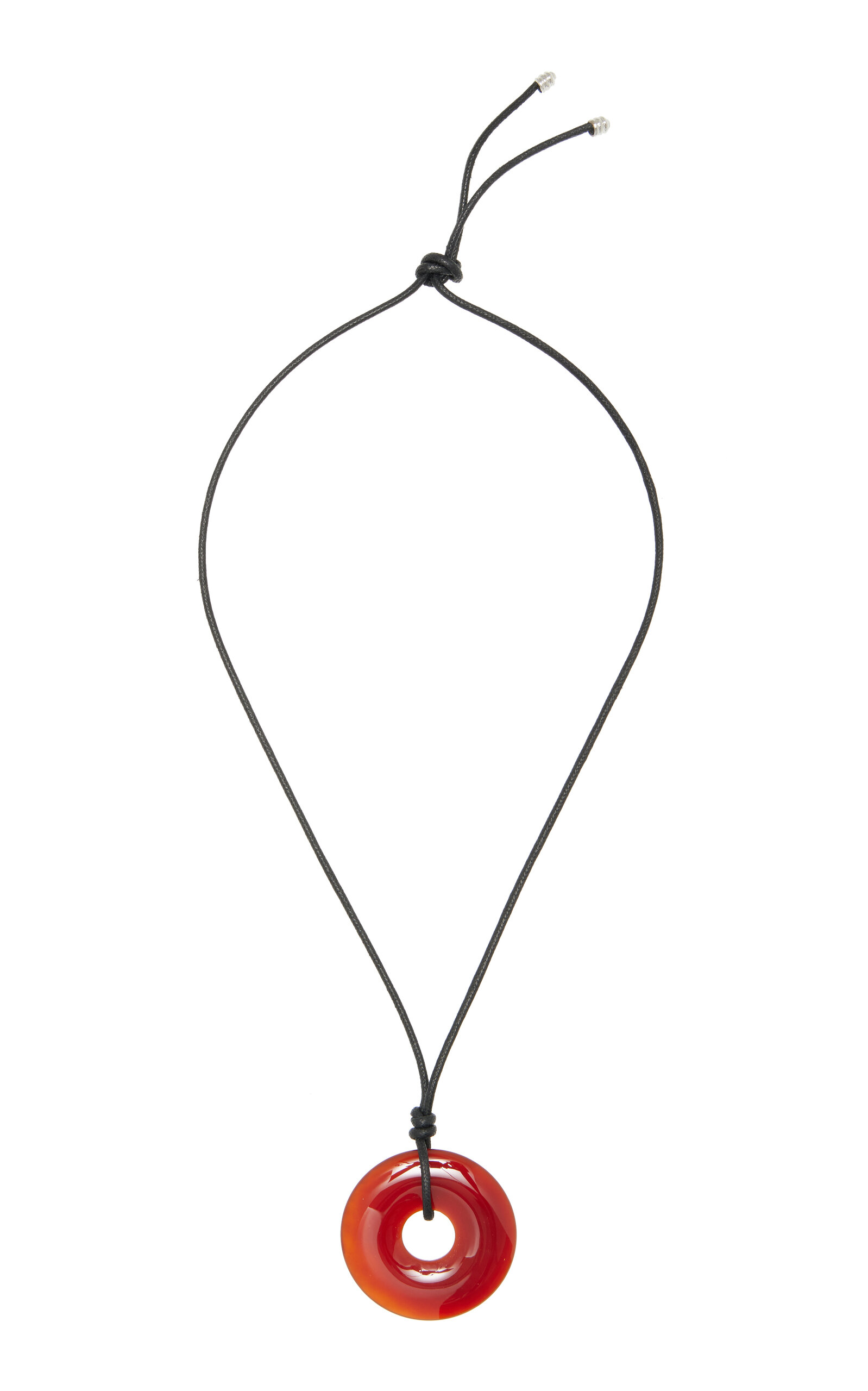 Ben-Amun Exclusive Cornlian Donut Leather Necklace - Black - OS - Moda Operandi