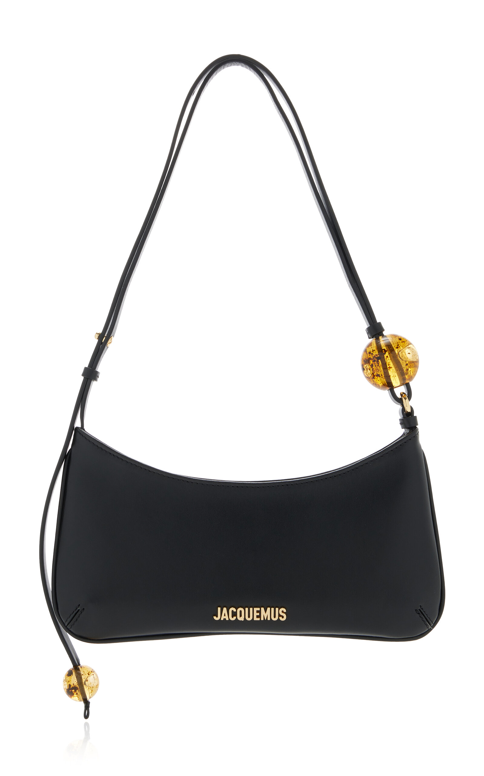 Jacquemus - Le Bisou Perle Leather Bag - Black - OS - Moda Operandi