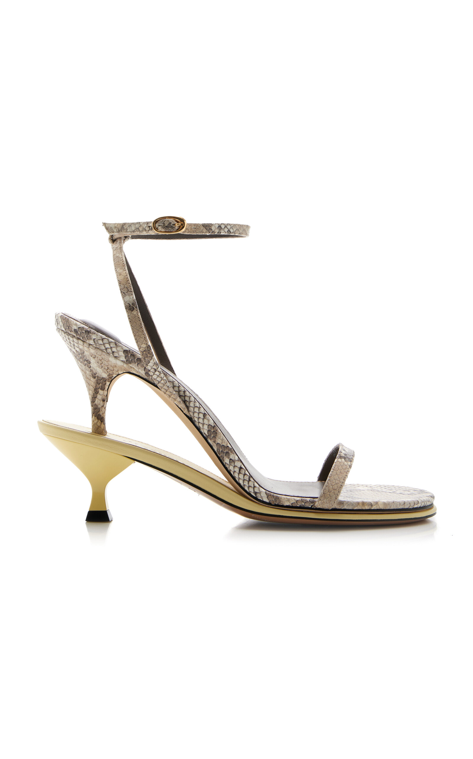 Jacquemus Les Doubles Leather Sandals - Animal